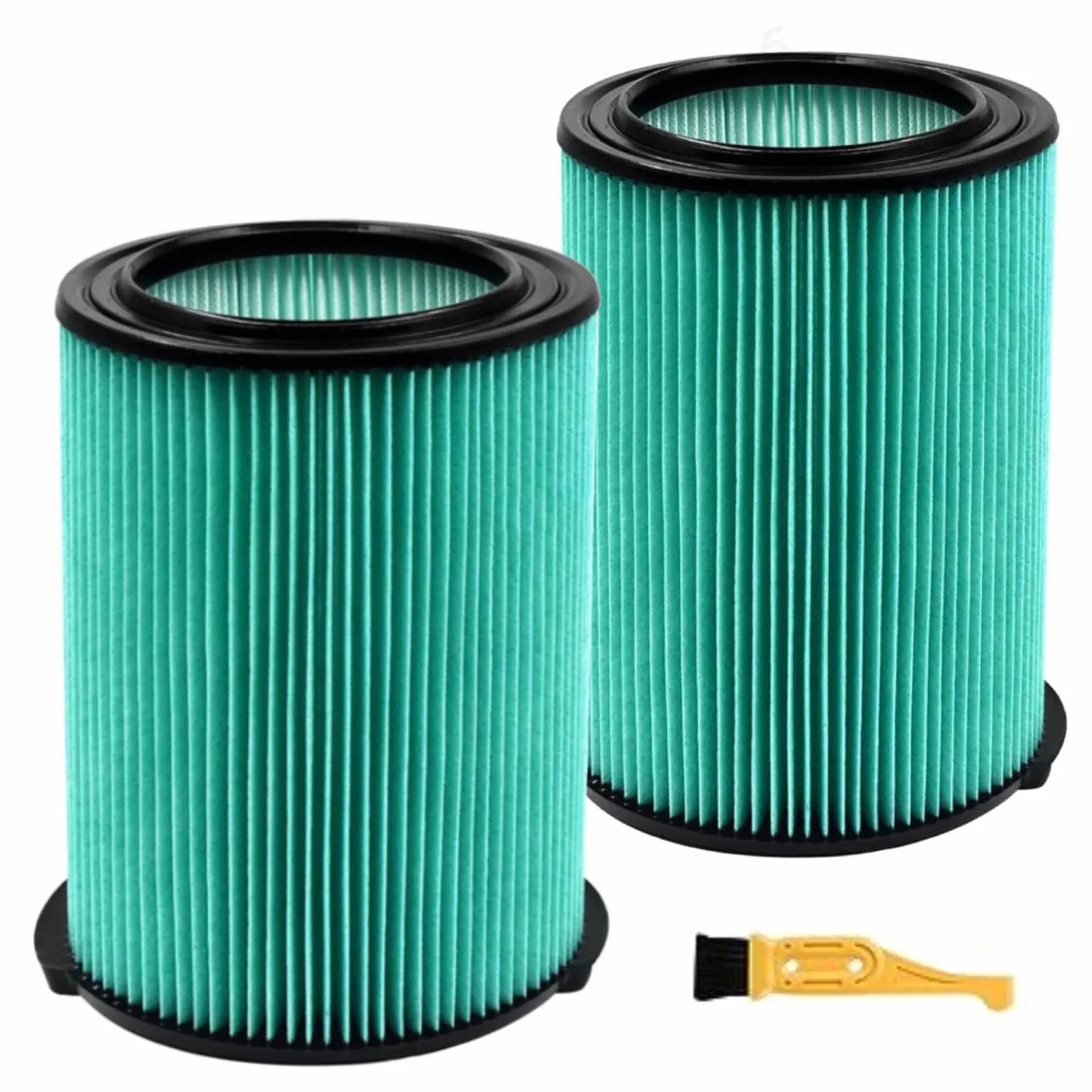 VF6000 97457 5-warstwowy filtr zastępczy do odkurzaczy Ridgid 5-20 galonów Wet Dry WD5500 WD0671 WD6425 WD7000 WD1280 WD1851 WD1680 WD1956 RV2400A 14000A RV RV2 600B, pasuje do odkurzaczy Husky 6-9