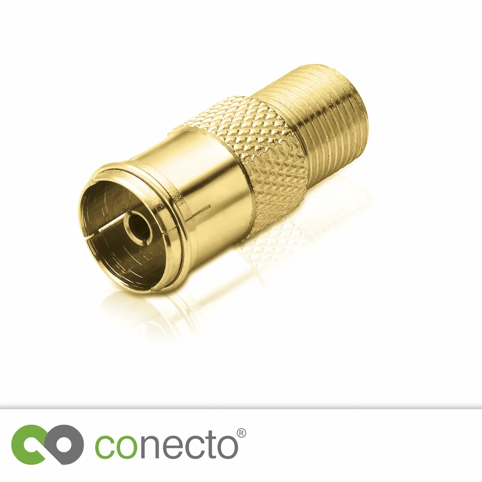Conecto Adapter antenowy gniazdo F na gniazdo koncentryczne IEC SA-CC50835 zestaw 1 szt