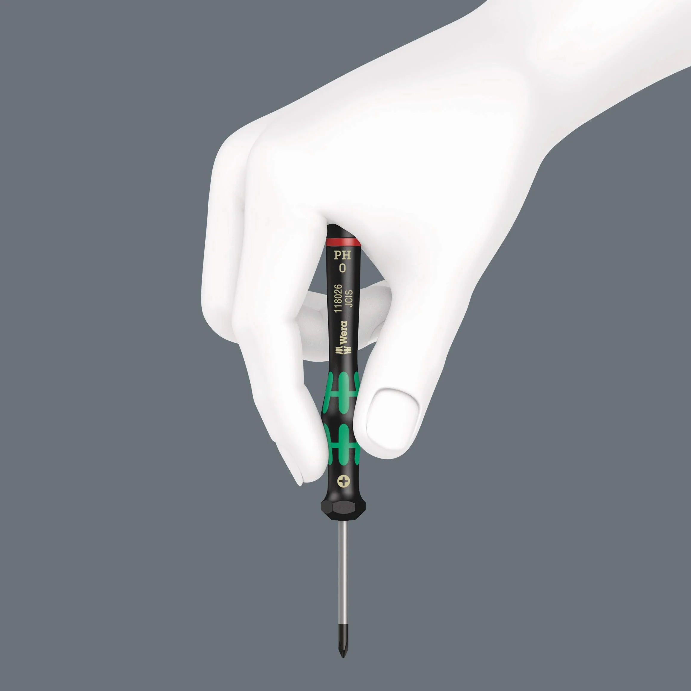 Wkrętak precyzyjny krzyżakowy Pozidriv PZ0 x 60 mm z końcówką BlackPoint 2055 Wera