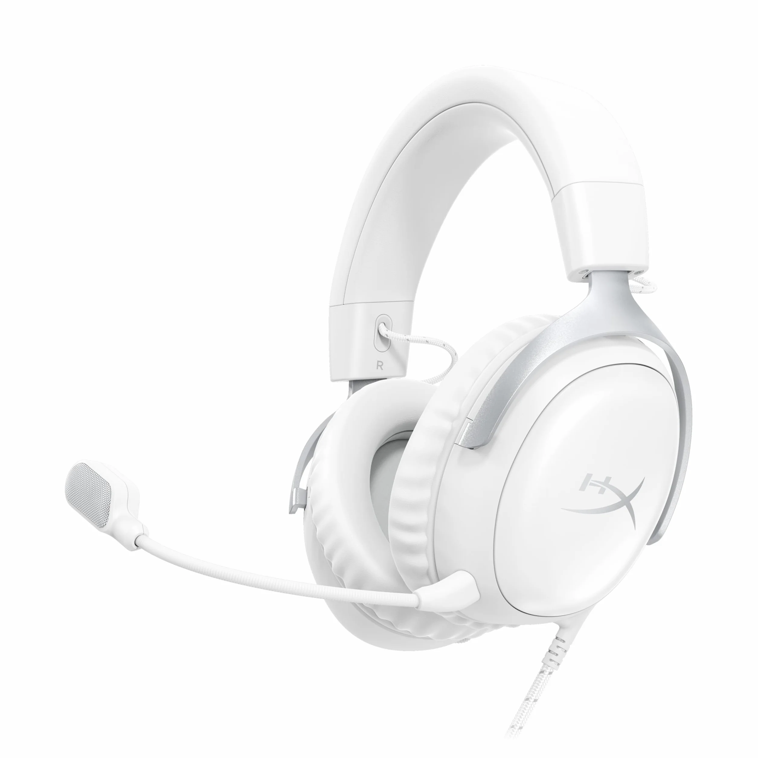 HyperX Cloud III – przewodowy zestaw słuchawkowy do gier, PC, PS5, Xbox Series X|S, sterowniki kątowe 53 mm, DTS, pianka z pamięcią kształtu, trwała rama, ultra-przezroczysty mikrofon 10 mm