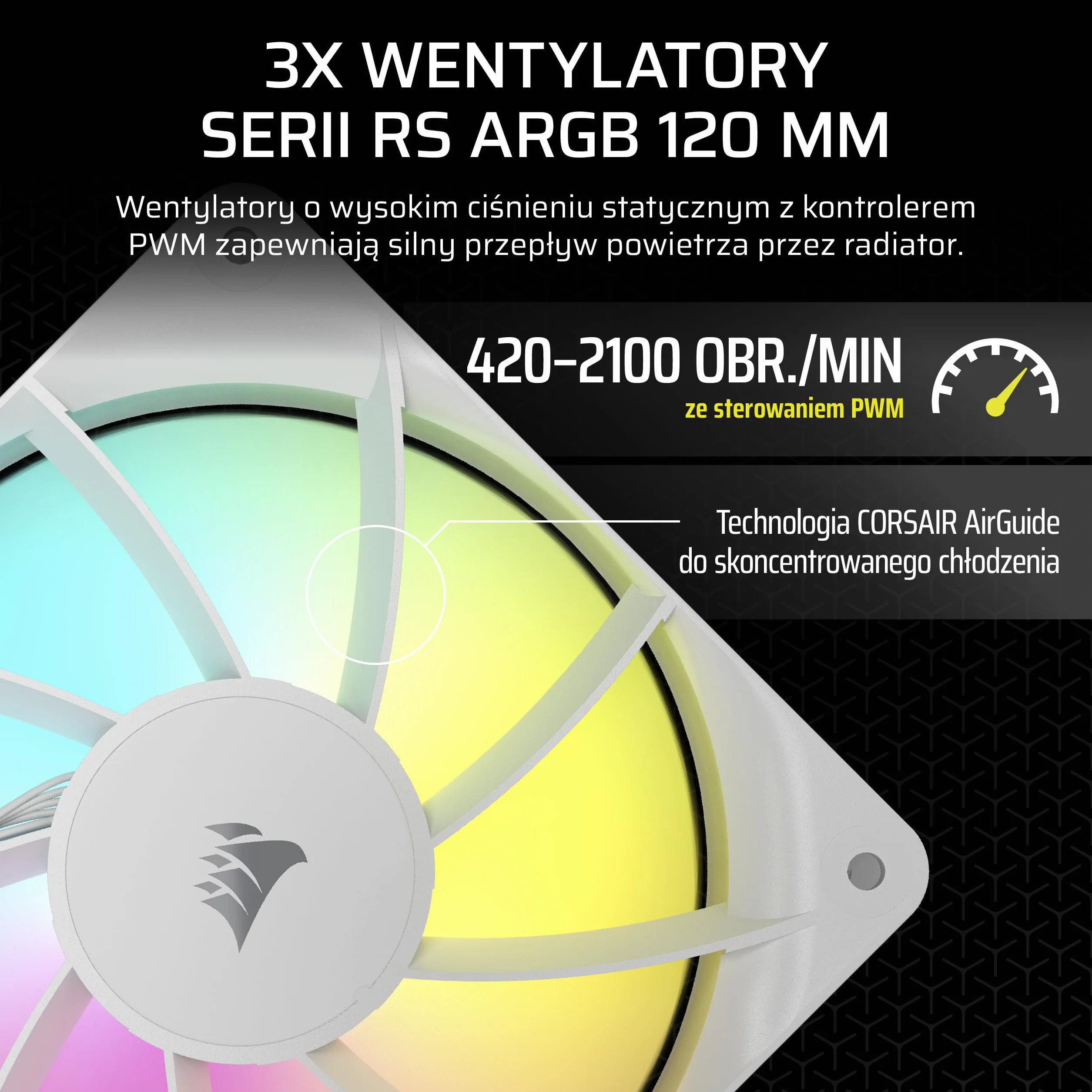 CORSAIR NAUTILUS 360 RS ARGB Układ Chłodzenia Procesora Cieczą – 360mm AIO – Bezpośrednie Połączenie z Płytą Główną – Intel LGA 1851/1700, AMD AM5/AM4 – 3x RS120 ARGB Wentylatory – Biały