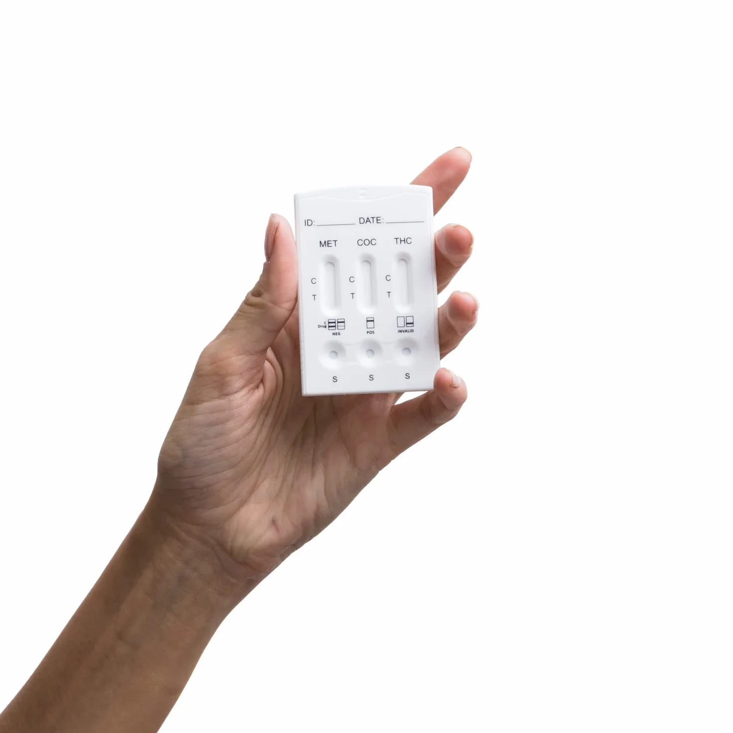 2 Test Accudoctor Multi Drugs Ślina 3 narkotyki: THC Konopie Marihuana, Kokaina i Amfetamina Antynarkotyk Test na narkotyki Szybkie wykrywanie detektora Test Multidrugs drug test kit