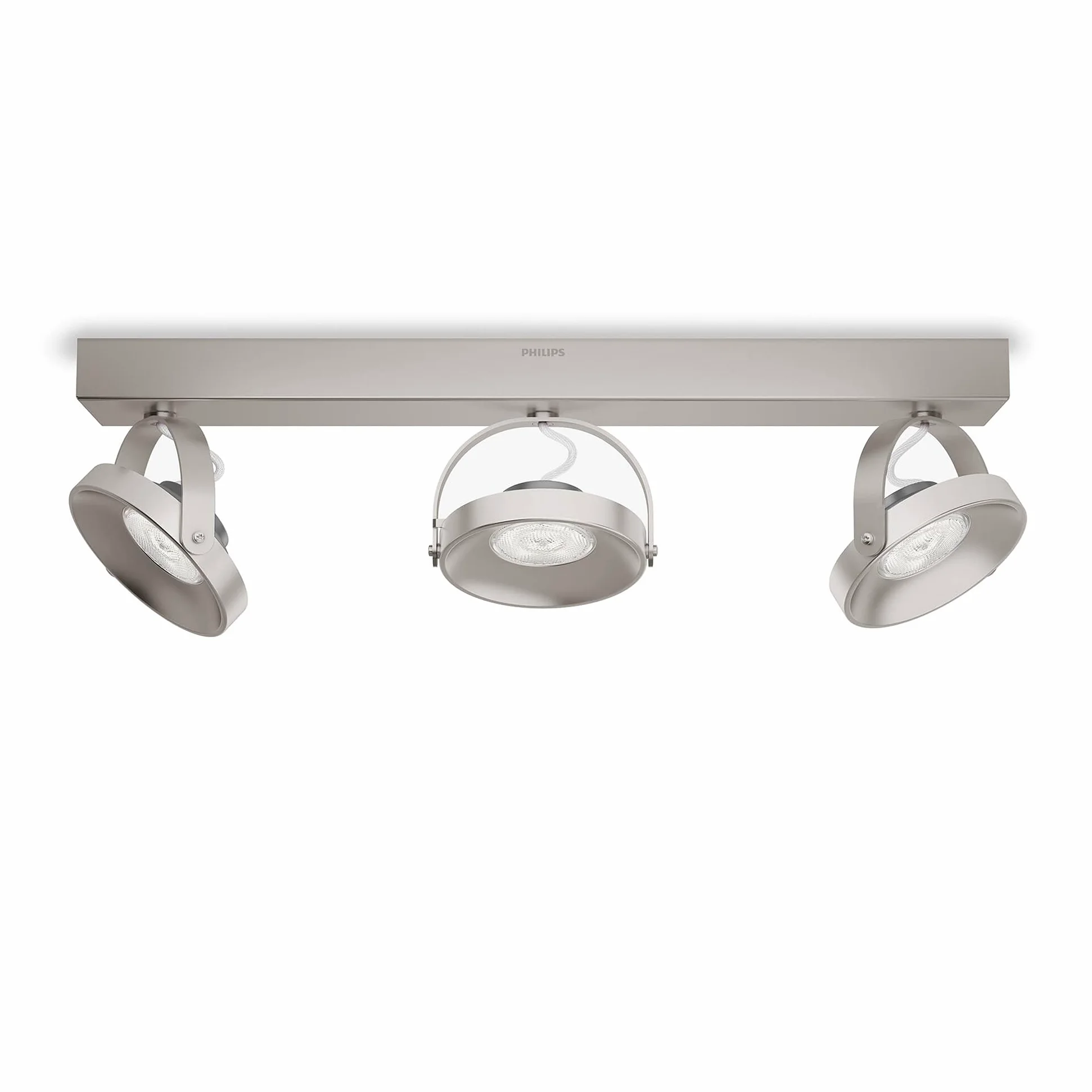 Philips myLiving 5331716 reflektor LED 3-punktowy metal 4,5 W stal szlachetna szczotkowana