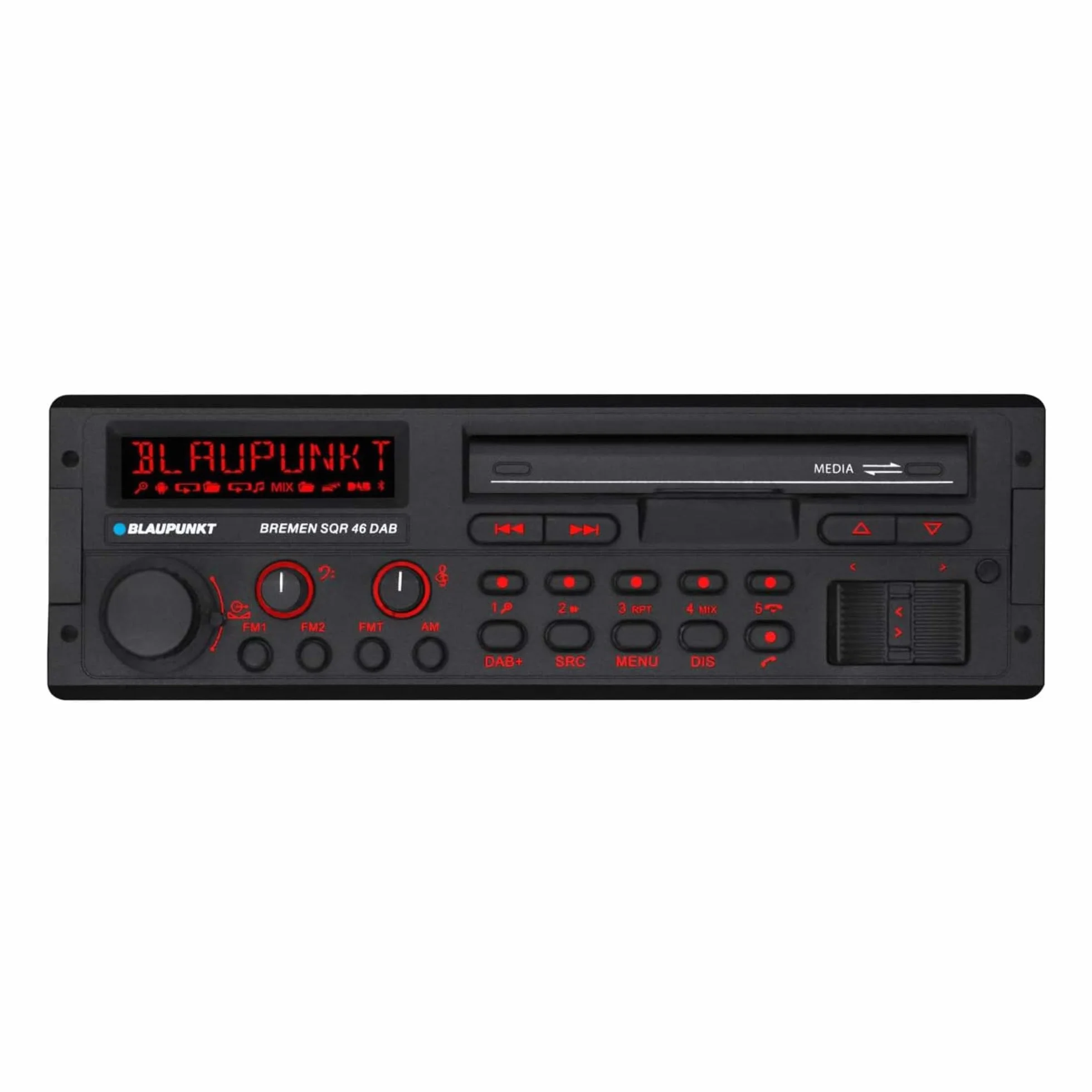 Blaupunkt SQR 46 DAB Radio, Czarny, 11 x 18,01 x 5,99 cm