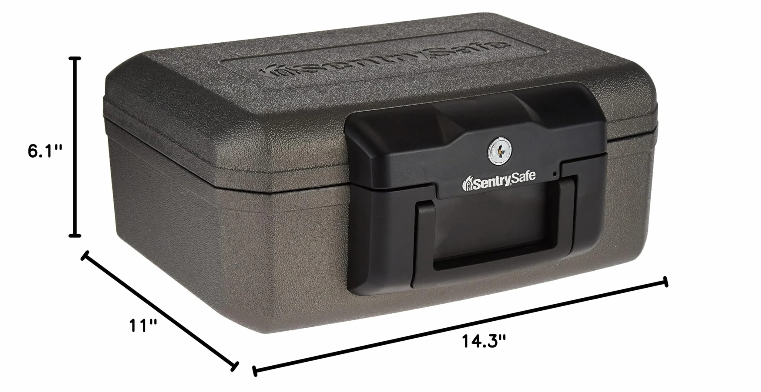Sentry Safe 1210 przenośny sejf ognioodporny z zamkiem na klucze, mały
