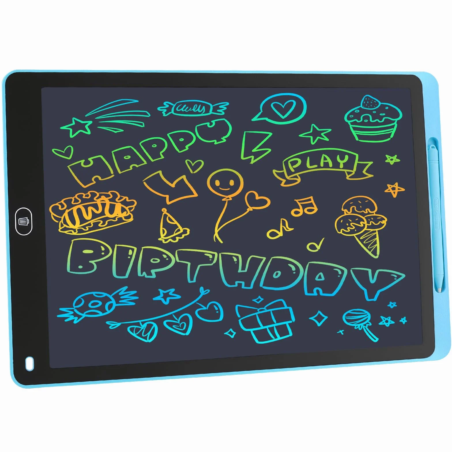 16-calowy tablet do pisania dla dzieci, kolorowy tablet LCD z funkcją blokowania i kasowania, zabawki i prezenty dla dzieci 3-12 lat w domu, szkole