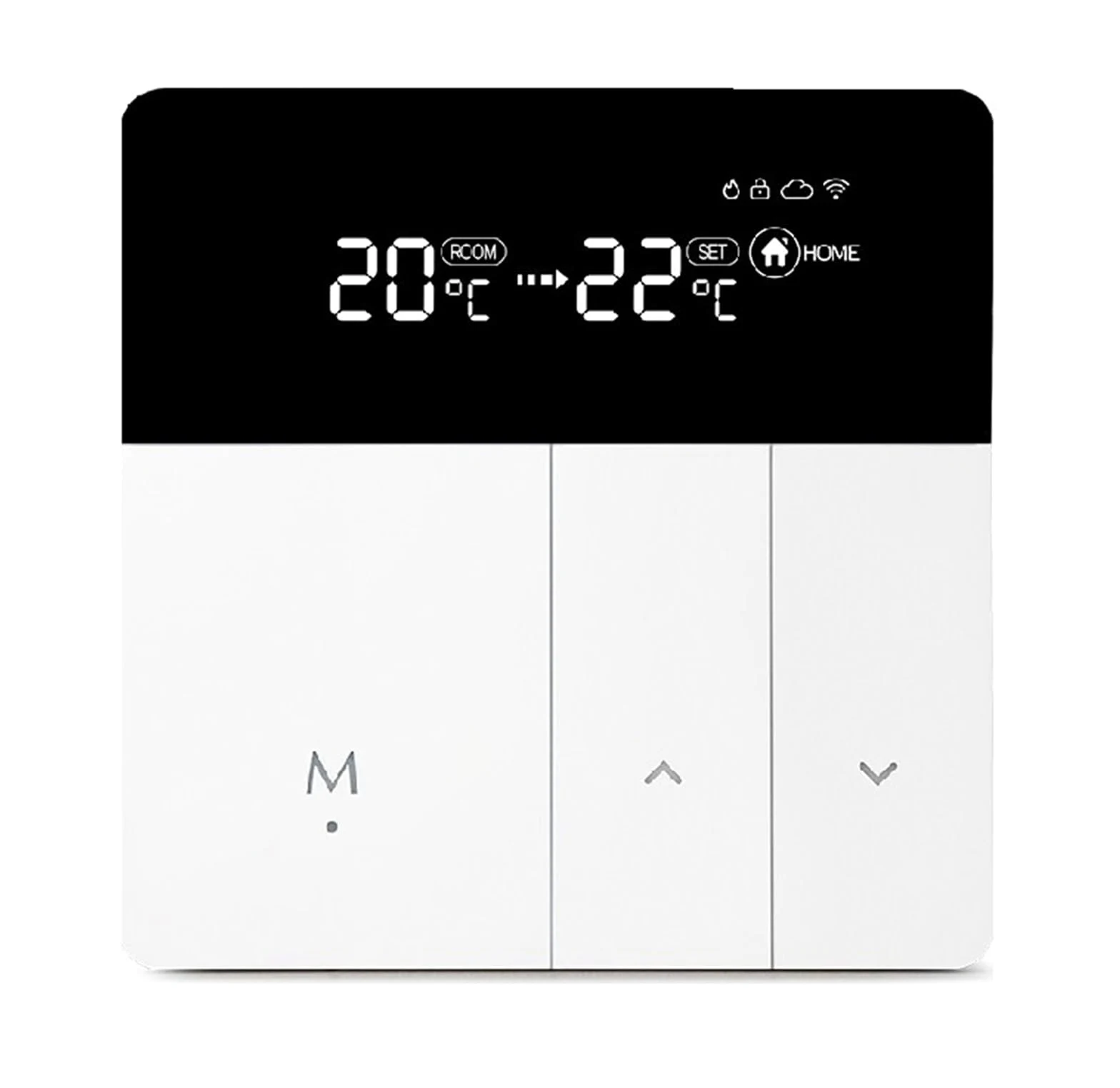 Termostat cyfrowy, Inteligentny termostat, regulator temperatury do wody w domu Elektryczny podłogowy kocioł gazowy Ogrzewanie Praca z APP(Smart Thermostat)