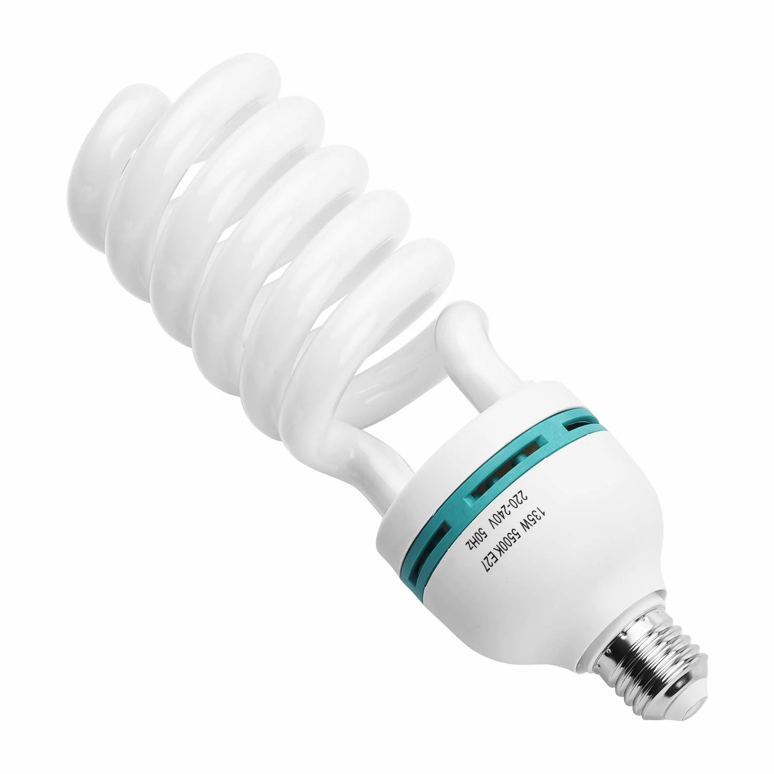 Andoer 2 x CFL światło dzienne białe 135 W 5500 K CRI90, E27 energooszczędna żarówka softbox do oświetlenia studia fotograficznego