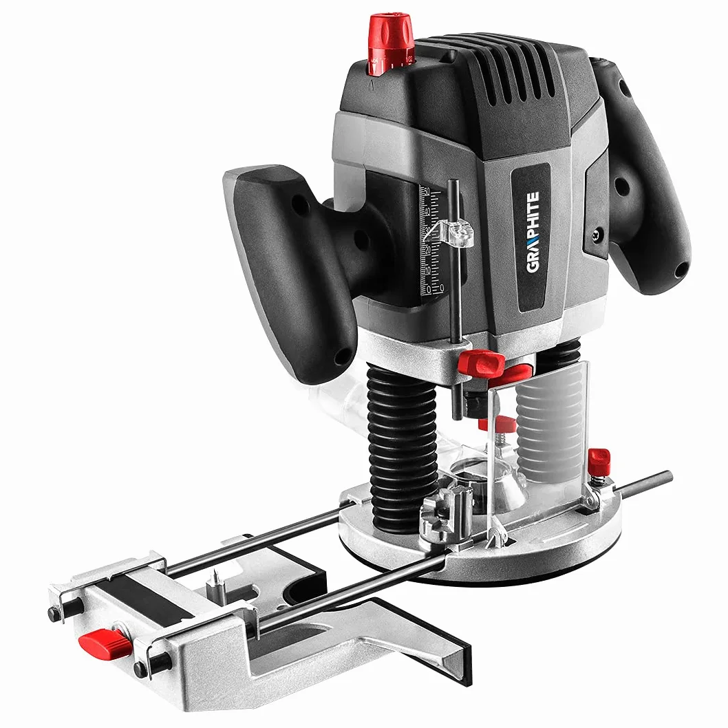 GRAPHITE Frezarka górnowrzecionowa 1300W, uchwyt 6-12 mm 59G717