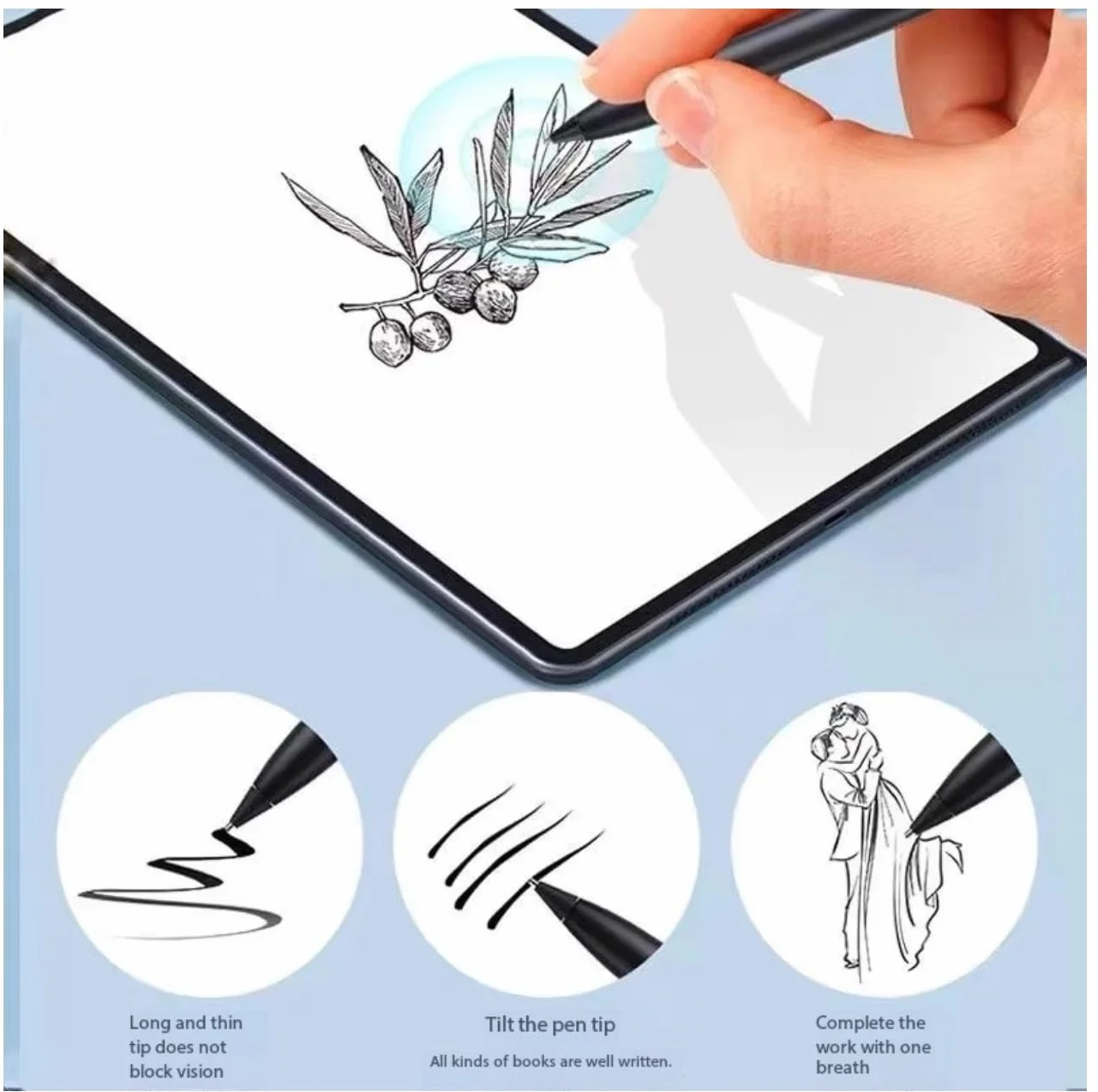 Wymienne końcówki do Xiaomi Focus Pen kompatybilne z Xiaomi Mi Pad 6S Pro/Pad 7/Pad 7 Pro tablet 2 Pack