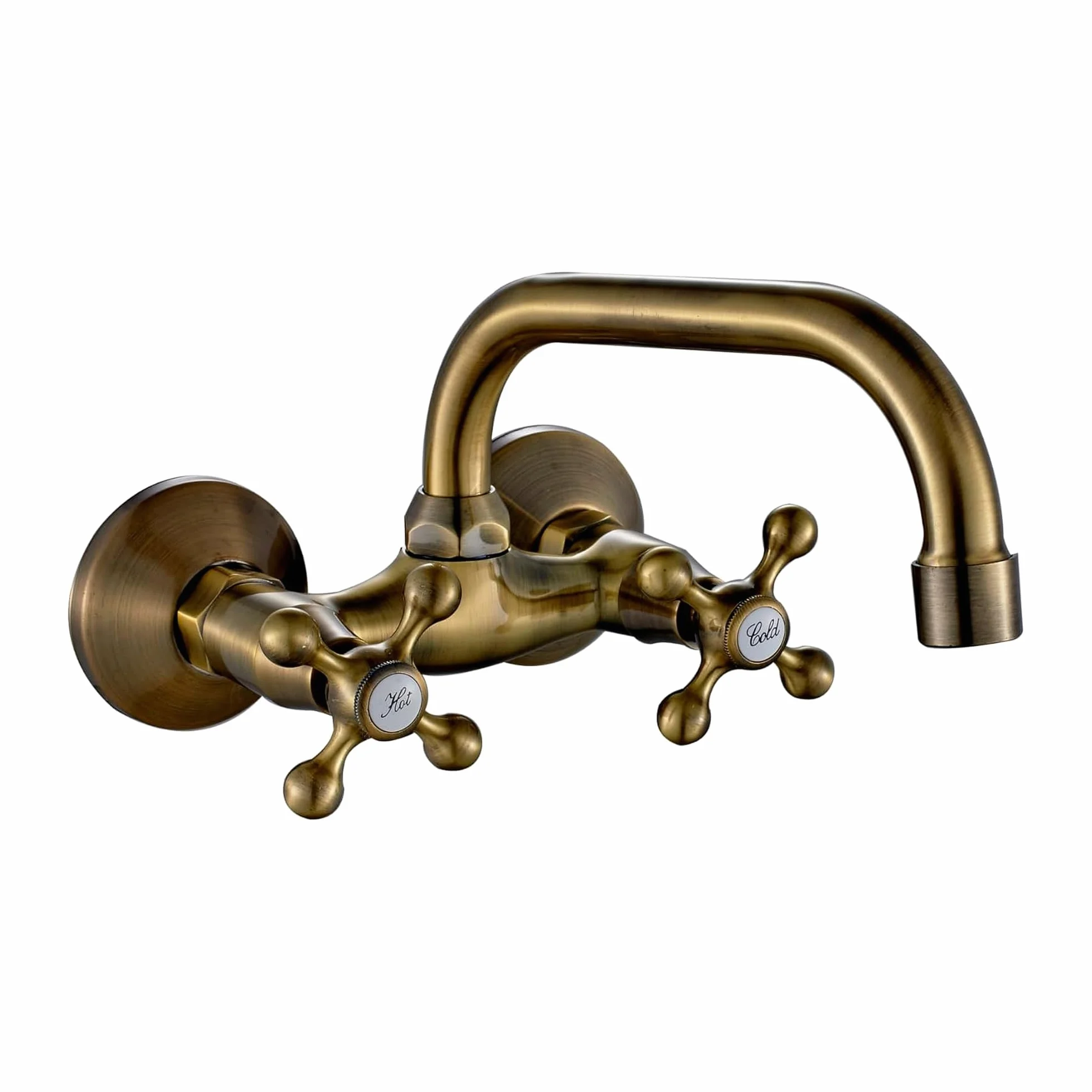Athos bateria łazienkowa do zlewu - klasyczny kran z chromu i brązu - elegancki design i doskonała funkcjonalność