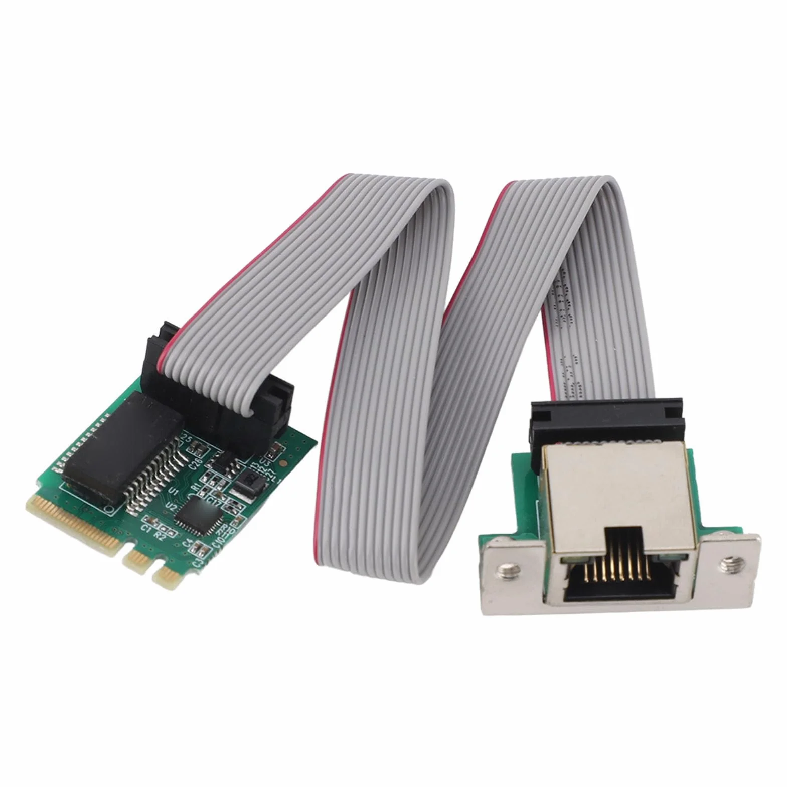 Karta Ethernet M.2 2.5G RTL8125B Karta Sieci Sterowania Przemysłowego Przemysłowa Karta Sieciowa PCIExpress RJ45 M.2 A E do Karty Gigabit Ethernet RTL8111H