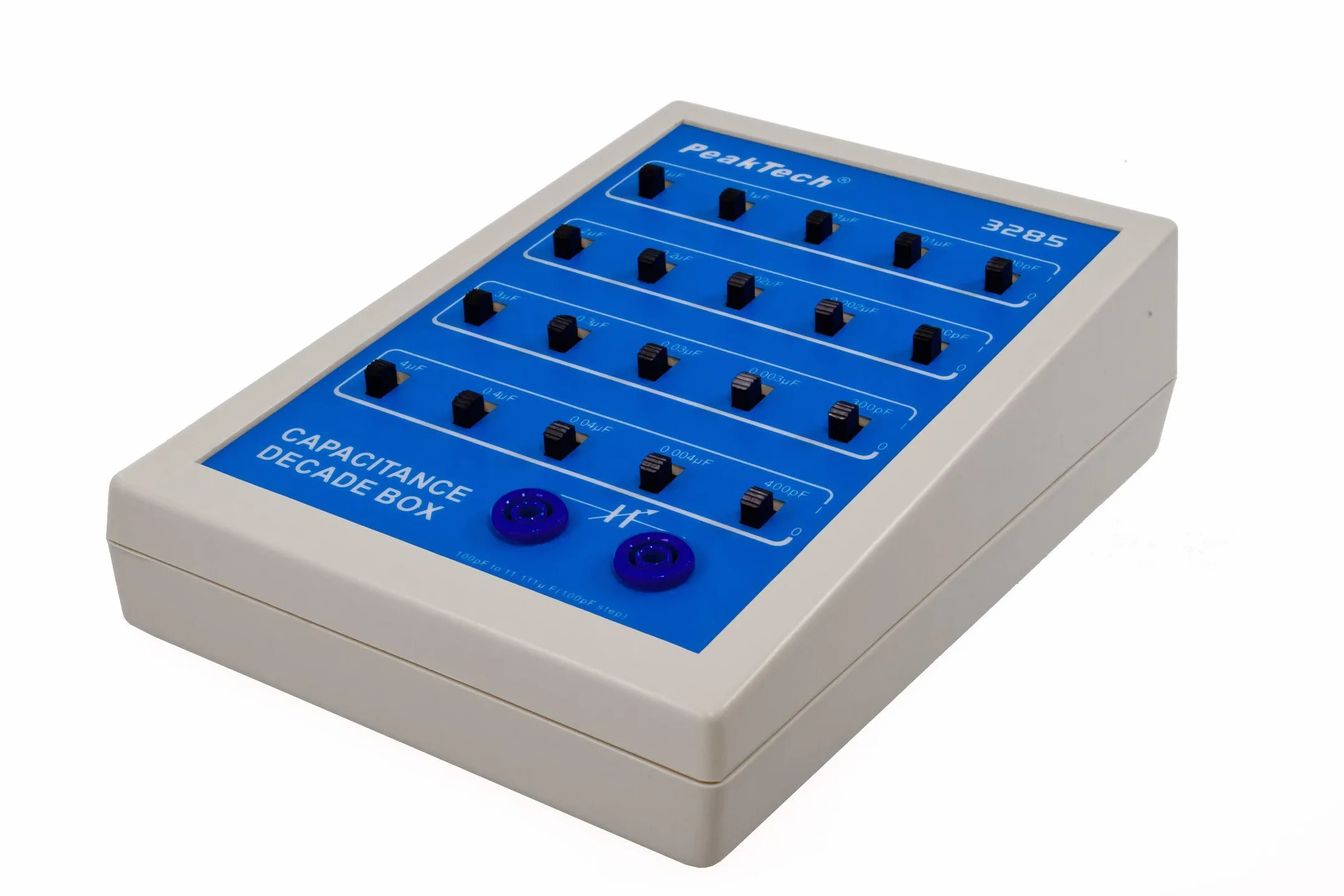 PeakTech 3285, dekada pojemności.