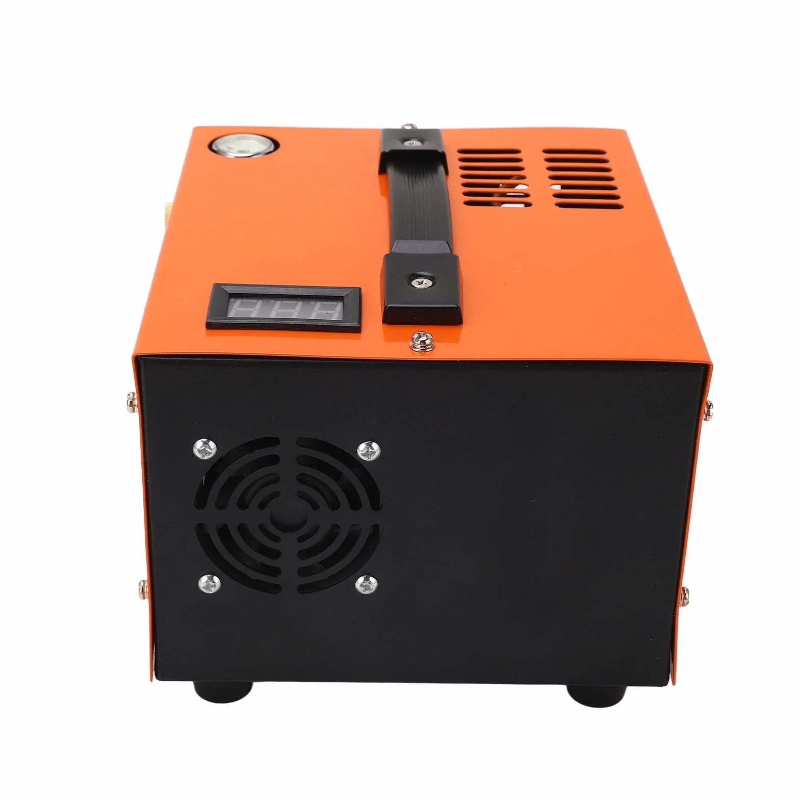 Sprężarka Powietrza PCP, Przenośny Wysokociśnieniowa Pompa Kompresorowa PCP z Wbudowanym Zasilaczem, Auto Stop, 4500 Psi 30 MPa, 300W, Bez Oleju/wody Zasilany Przez Samochód 12V DC