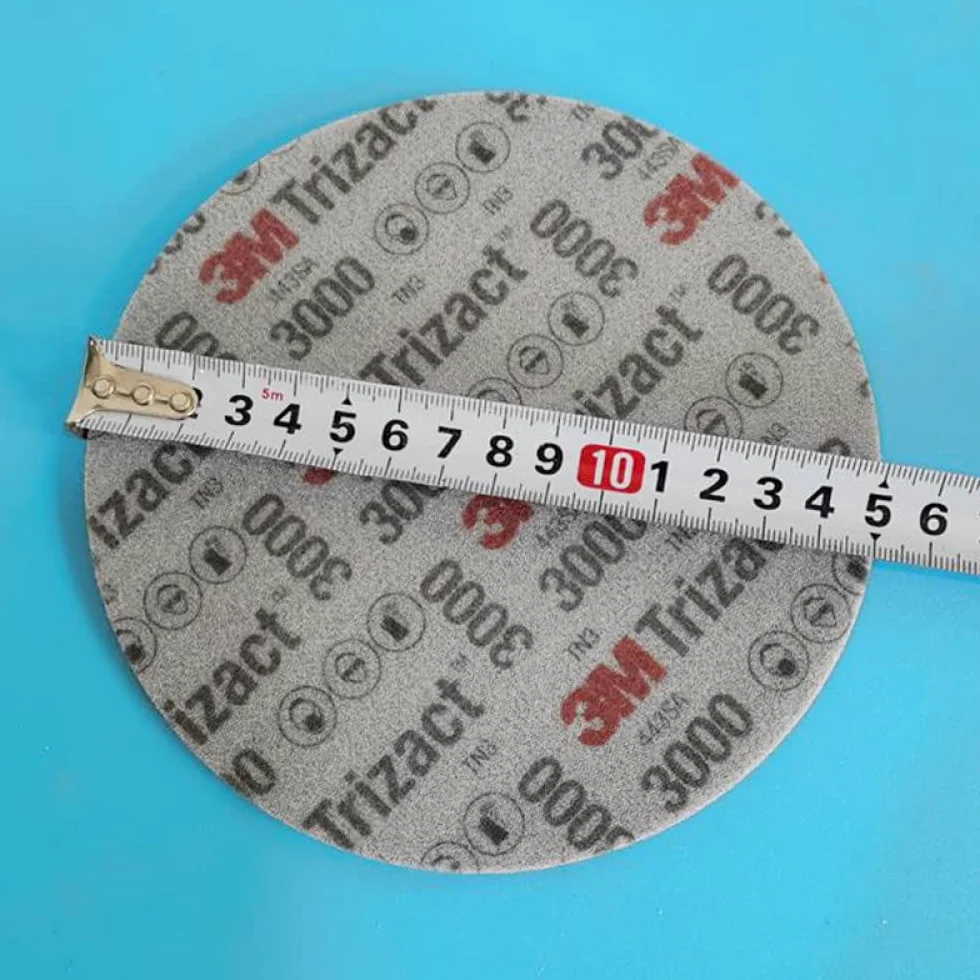 Gąbki szlifierskie Blok tarczy szlifierskiej, 3M gąbkowy papier ścierny polerujący 5000 Wykończenie lakieru samochodowego 6 cali 150 mm okrągły papier ścierny 02085(3000 Grit,5 Pcs)