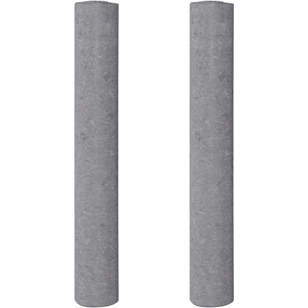 Antypoślizgowe włókniny malarskie, 2 sztuki, 10 m x 1 m, 180 g/m², szara, folia ochronna do podłogi, ochrona podłogi, ochrona parkietu, ochrona laminatu, wykładzina dywanowa, idealna do kuchni