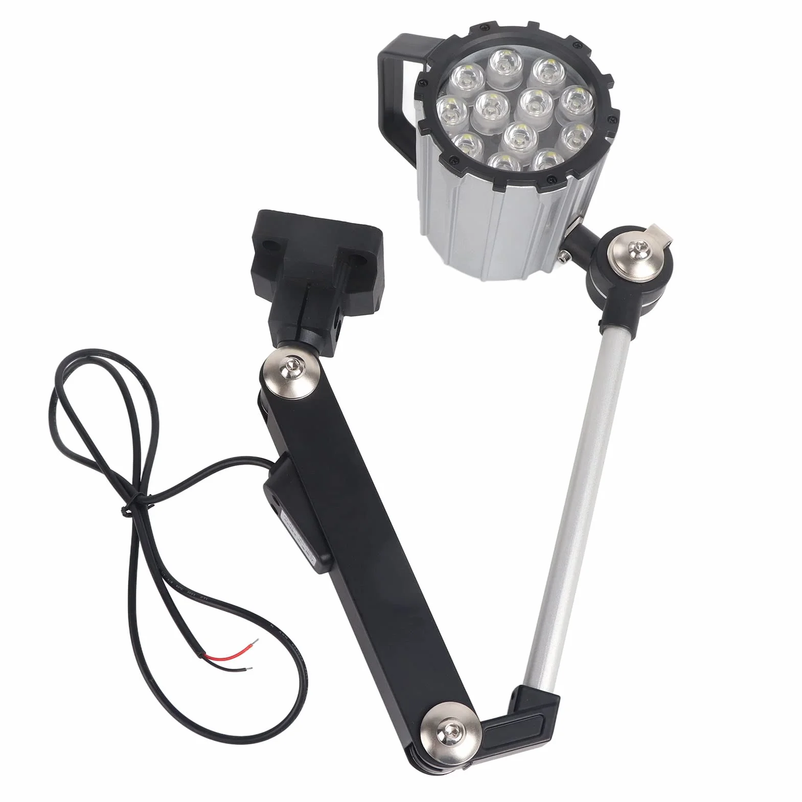 Led wodoodporna lampa robocza obrabiarki cnc składana olejoodporna wodoodporna 12w oświetlenie lampa biurkowa 24v