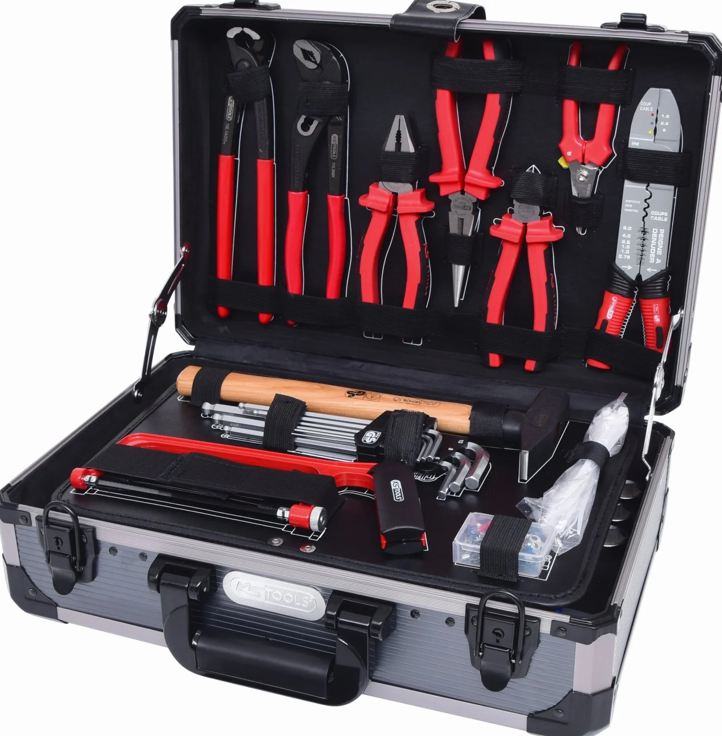 KS Tools 911.0665 3/8" Uniwersalny zestaw narzędzi, 165-szt