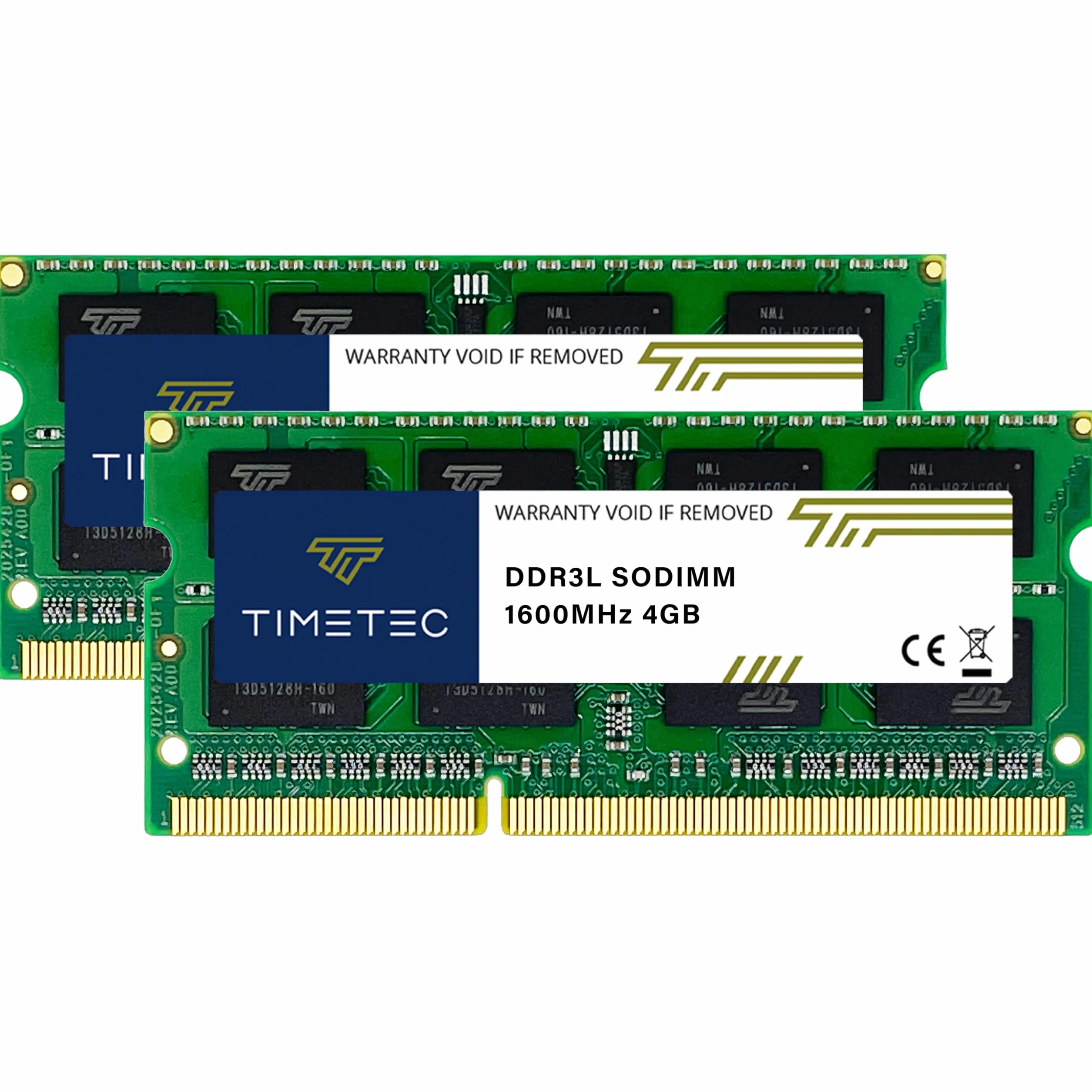 Timetec 8 GB (2x4GB) DDR3L/DDR3 1600 MHz PC3L-12800/PC3-12800 Bez ECC Niebuforowany 1,35 V/1,5 V CL11 2Rx8 Podwójna ranga 204 Pin SODIMM Laptop Notebook PC Komputer Pamięć RAM Moduł aktualizacji
