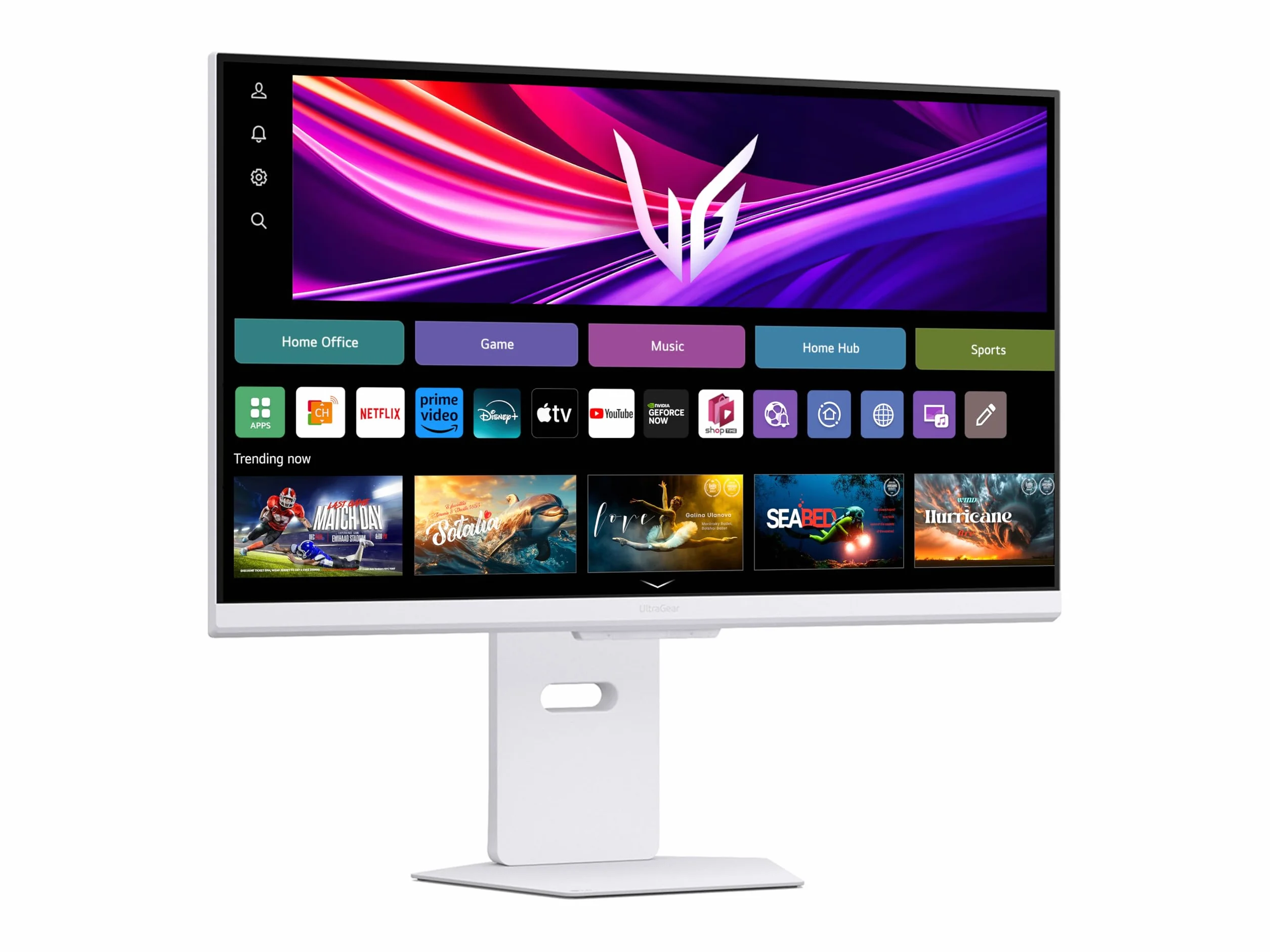 LG Ultragear™ 32G810SA-W 32" Gaming PC Display - Panel IPS o rozdzielczości UHD (3840x2160), 1ms 144Hz, DisplayHDR™ 400, DCI-P3 95% (CIE1976), FreeSync Premium, G-Sync kompatybilny