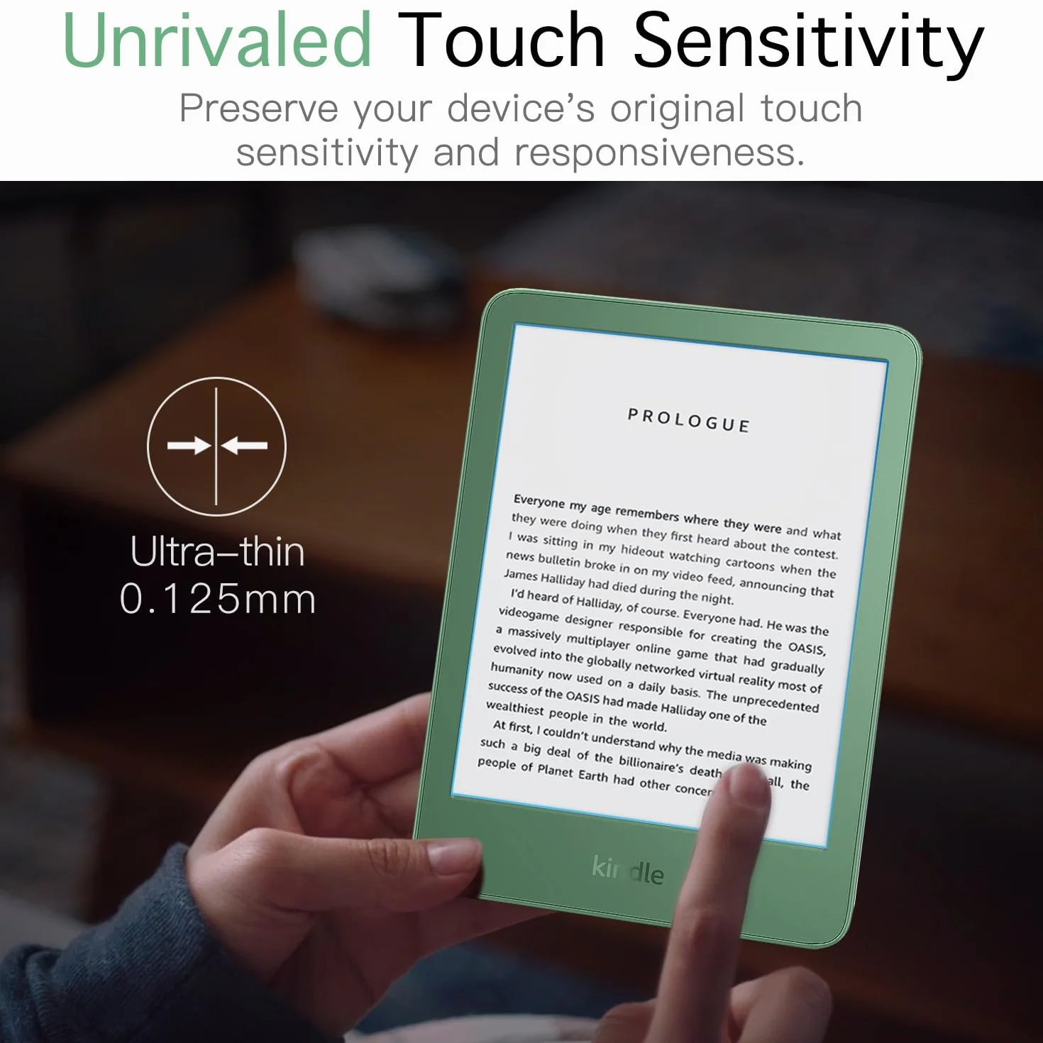 MoKo 3-Pack Anti-Glare Screen Protector for 6" All-New Kindle 11th Generation 2024/2022, Matte PET Full Coverage