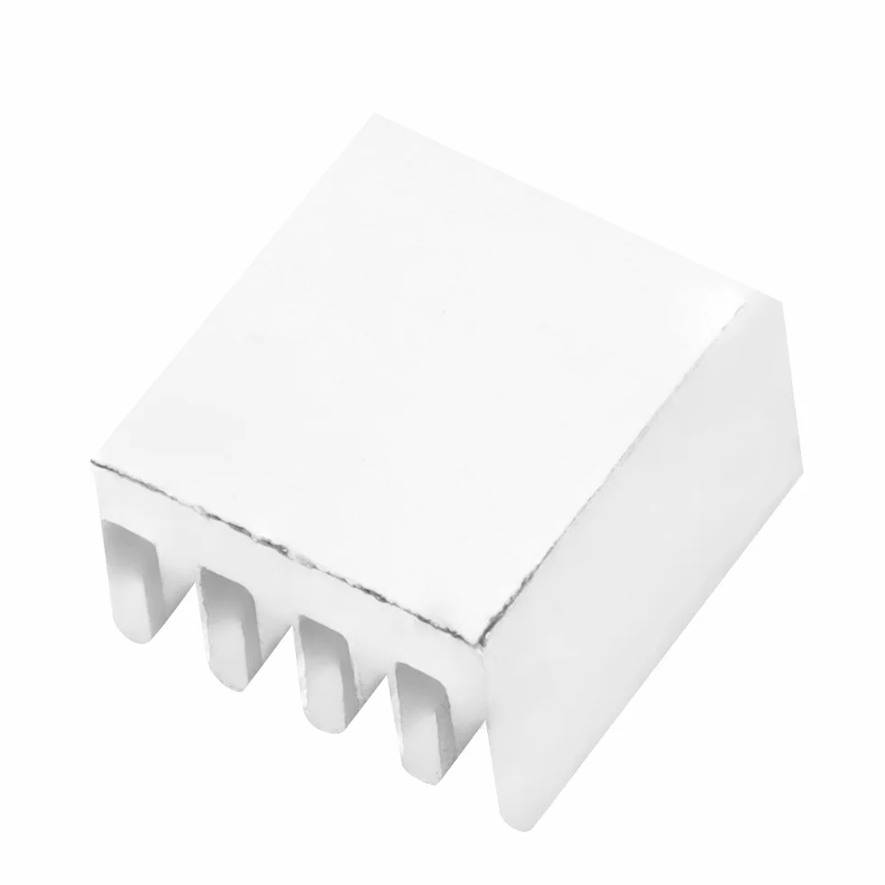 Aluminiowe radiatory chipowe samoprzylepne A4988 do drukarki 3D, srebrny