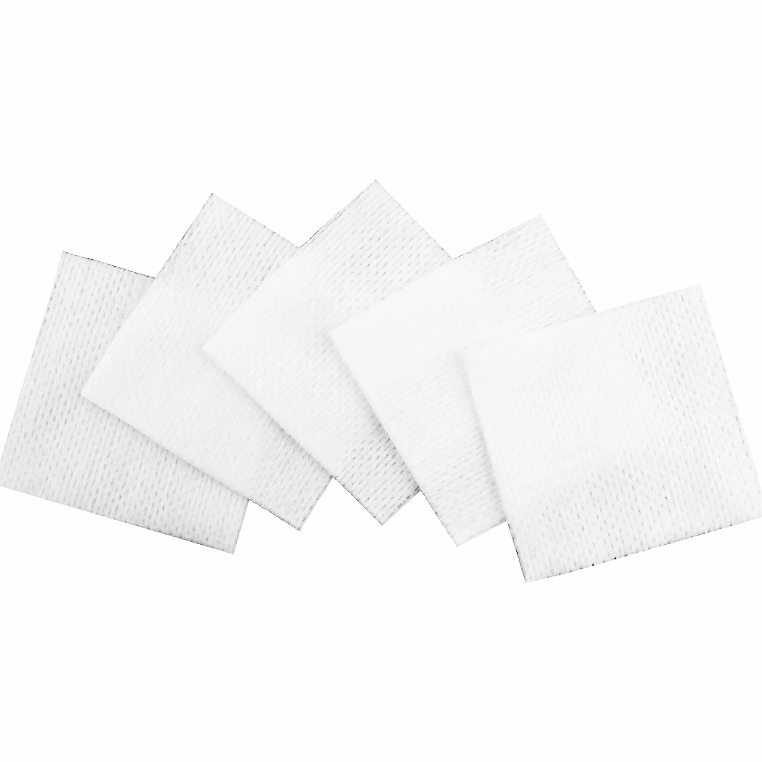 Qualicare Żadne tkane 4PLY sterylne gazy medyczne waciki medyczne pojedyncze opakowanie, 5 cm x 5 cm kwadrat - 10 sztuk (50 wacików)