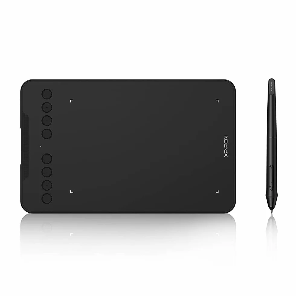 XPPen Deco Mini7 V2 tablet graficzny z długopisem bez baterii 16384 poziomów, do rysowania, OSU Play, kompatybilny z Windows/Mac OS/Android 10.0/Chrome OS