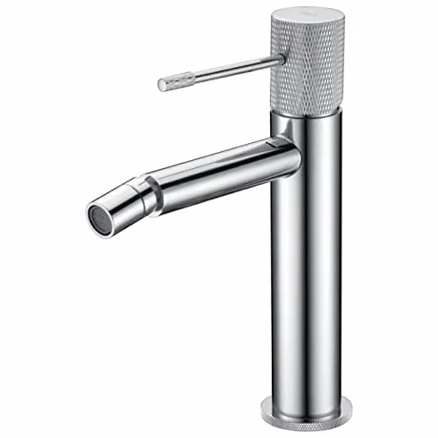 IMEX bateria bidetowa, bateria łazienkowa WC, zimna/ciepła - seria LINE Chrom - BDD038-2