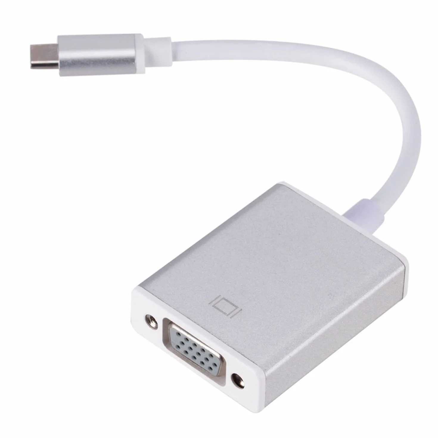 Adapter USB C na VGA, Beigemo Thunderb01t 3 (Typ-C) Męski na VGA żeński Kompatybilny z G00gle Chromeb00k Pixel MacB00k Pro 2020,2019,2018, Len0v0 900, DE1L XPS 13