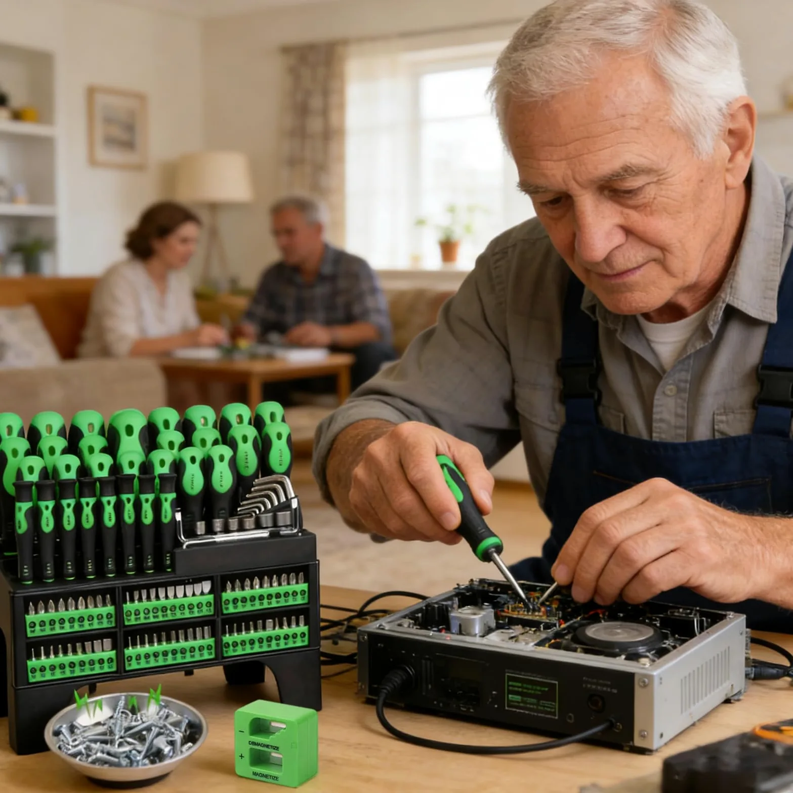 Magnetyczny Zestaw Śrubokrętów Magnetyczna Końcówka Do Naprawy Elektroniki | Komplet Narzędzi Z Etui Do Naprawy Okularów Sprzętu AGD Samochodu Domu Elektroniki Komputera I Zegarka