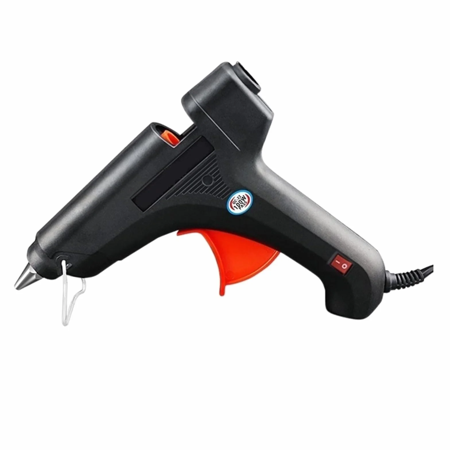 Pistolet do klejenia na gorąco 100 W z wyzwalaczem, szybkie nagrzewanie, narzędzie do naprawy rzemiosła artystycznego i światło, idealny do projektów DIY, zawiera klej w sztyfcie