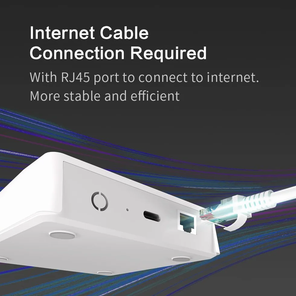 BENEXMART M1 Matter Smart Home Hub, Wi-Fi 6, Ethernet, steruj podłączonymi urządzeniami Thread & Tuya Zigbee 3.0, wieloplatformowy, sterowanie głosowe przez Siri i Google Home