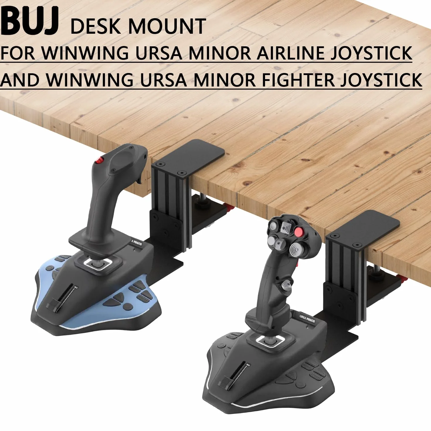 Uchwyt stołu na muchę pasuje do Logitech G Extreme 3D Pro Joystick, Turtle Beach VelocityOne Flightstick, Thrustmaster T.Flight HOTAS