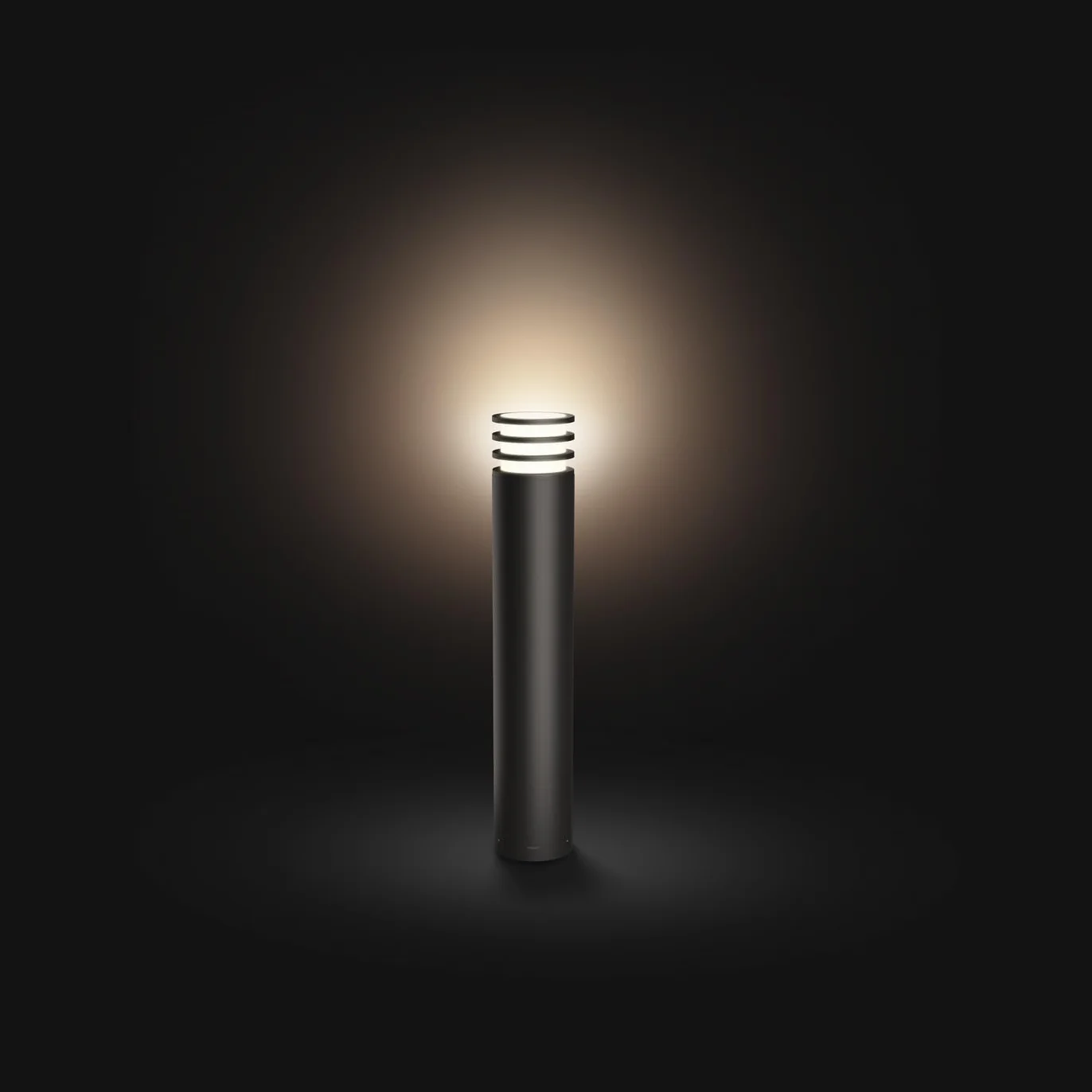 Philips Hue Lucca oświetlenie drogi LED do użytku na zewnątrz, możliwość ściemniania, ciepłe, białe światło, sterowanie za pomocą aplikacji, kompatybilne z Amazon Alexa (Echo, Echo Dot)
