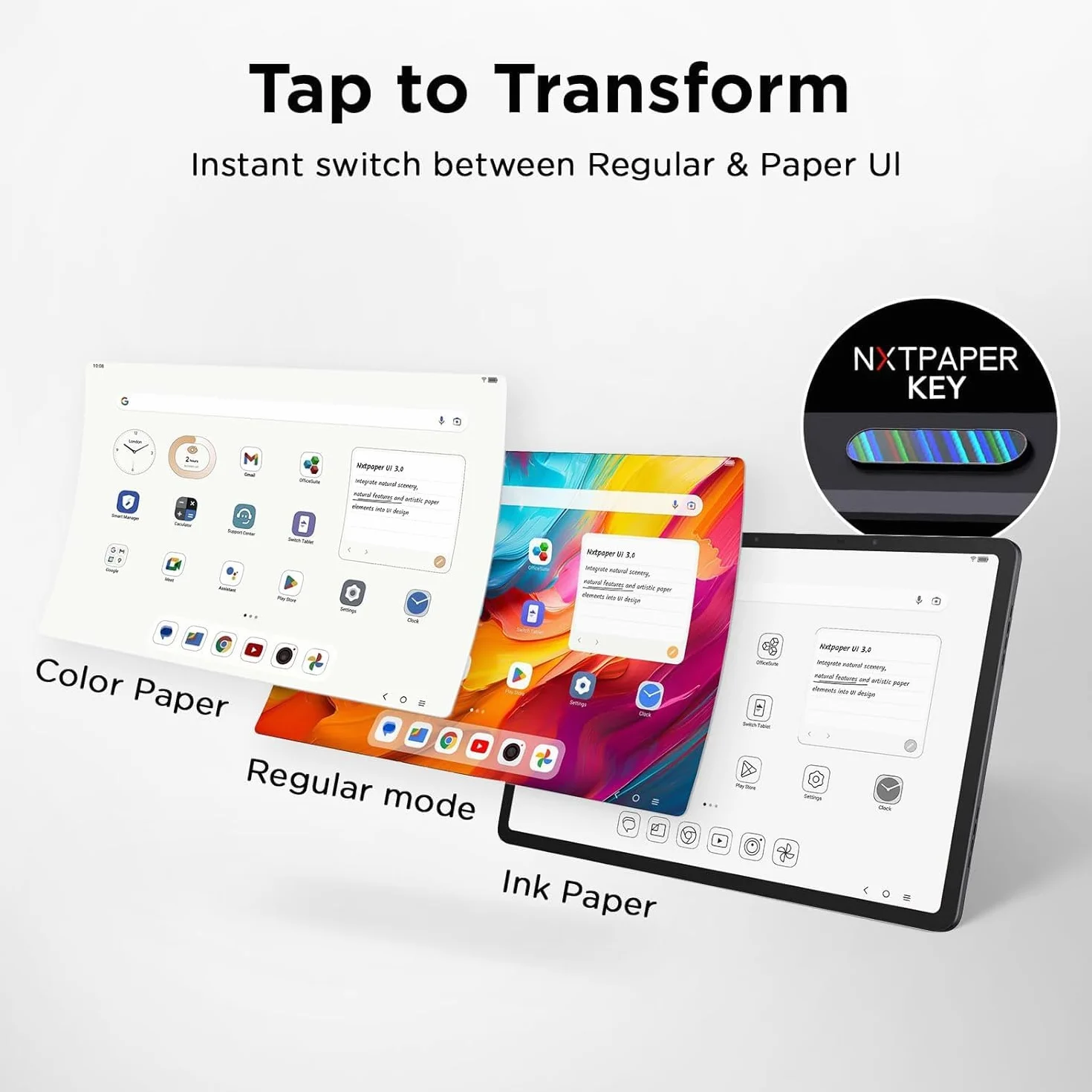 TCL NXTPAPER 14 tablet Wi-Fi 14" 16 GB RAM 256 GB ROM 10000 mAh 33 W szary