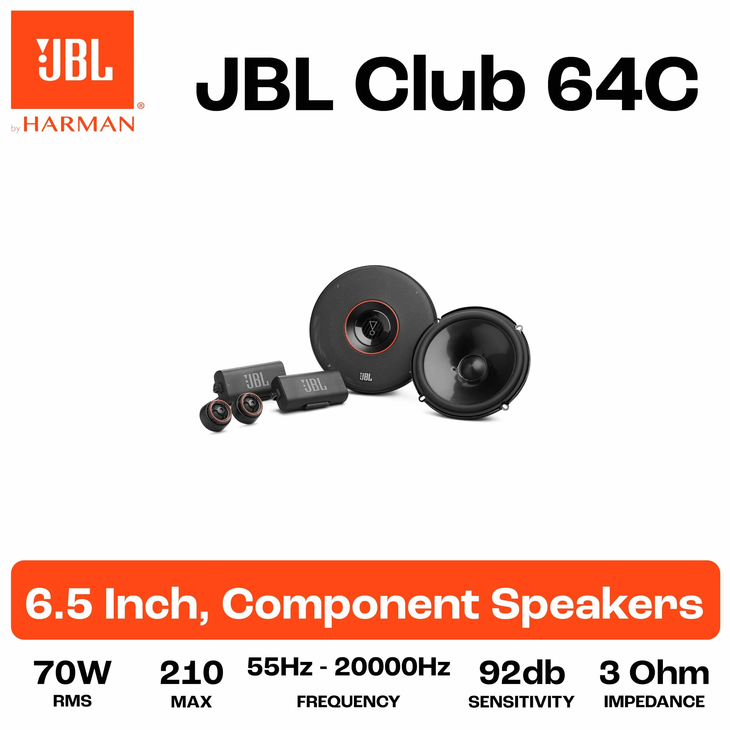 JBL Club Gen3 64C 6,5'' zestaw głośników Compo