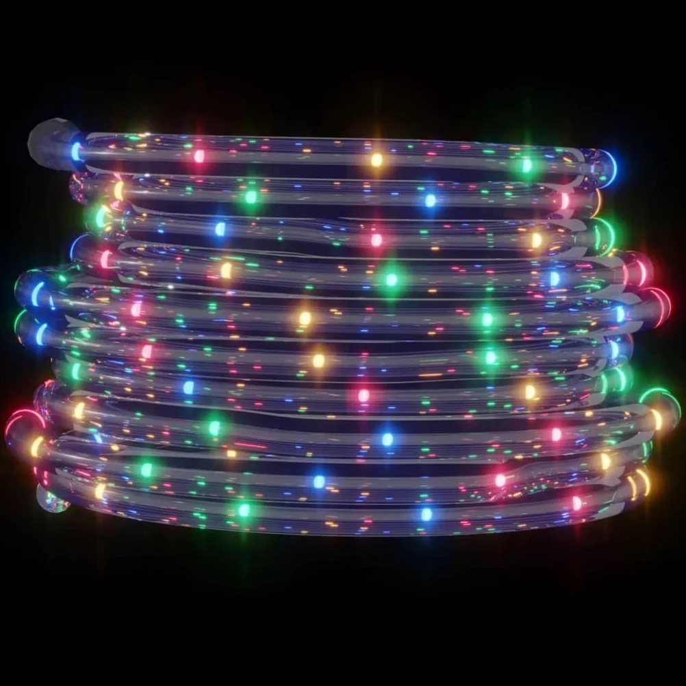 ShGaxin Taśma świetlna z 480 kolorowymi diodami LED z PVC 20 m, zewnętrzne lampki choinkowe, oświetlenie wewnętrzne, dekoracyjne światła do pokoju, dekoracja świąteczna do domu, wróżki - 343316