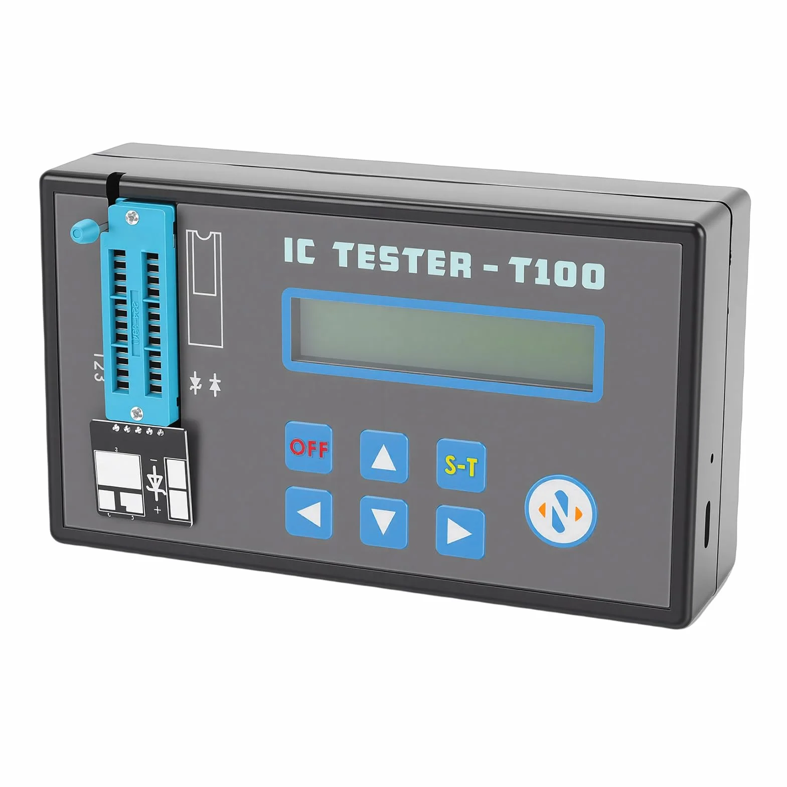 Cuifati Tester Układów Scalonych, Miernik Tranzystorów Diod LED i Triod z 2 Zaciskami, dla Inżynierów Mikroelektroniki, Inżynierów Utrzymania Ruchu i Testowania