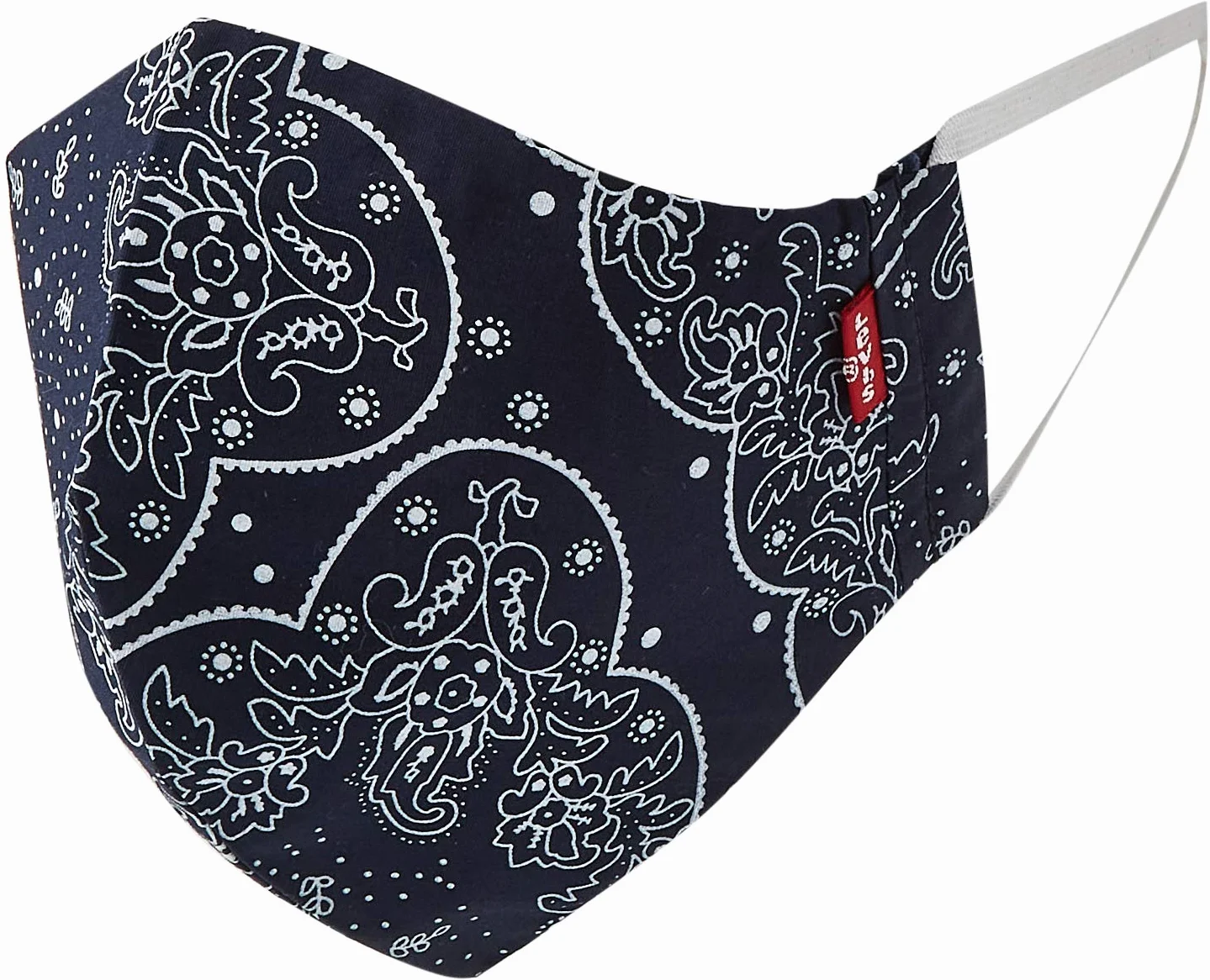 Levi's 3pk Bandana wielokrotnego użytku pokrowiec na twarz, niebieski/czarny/czerwony, S