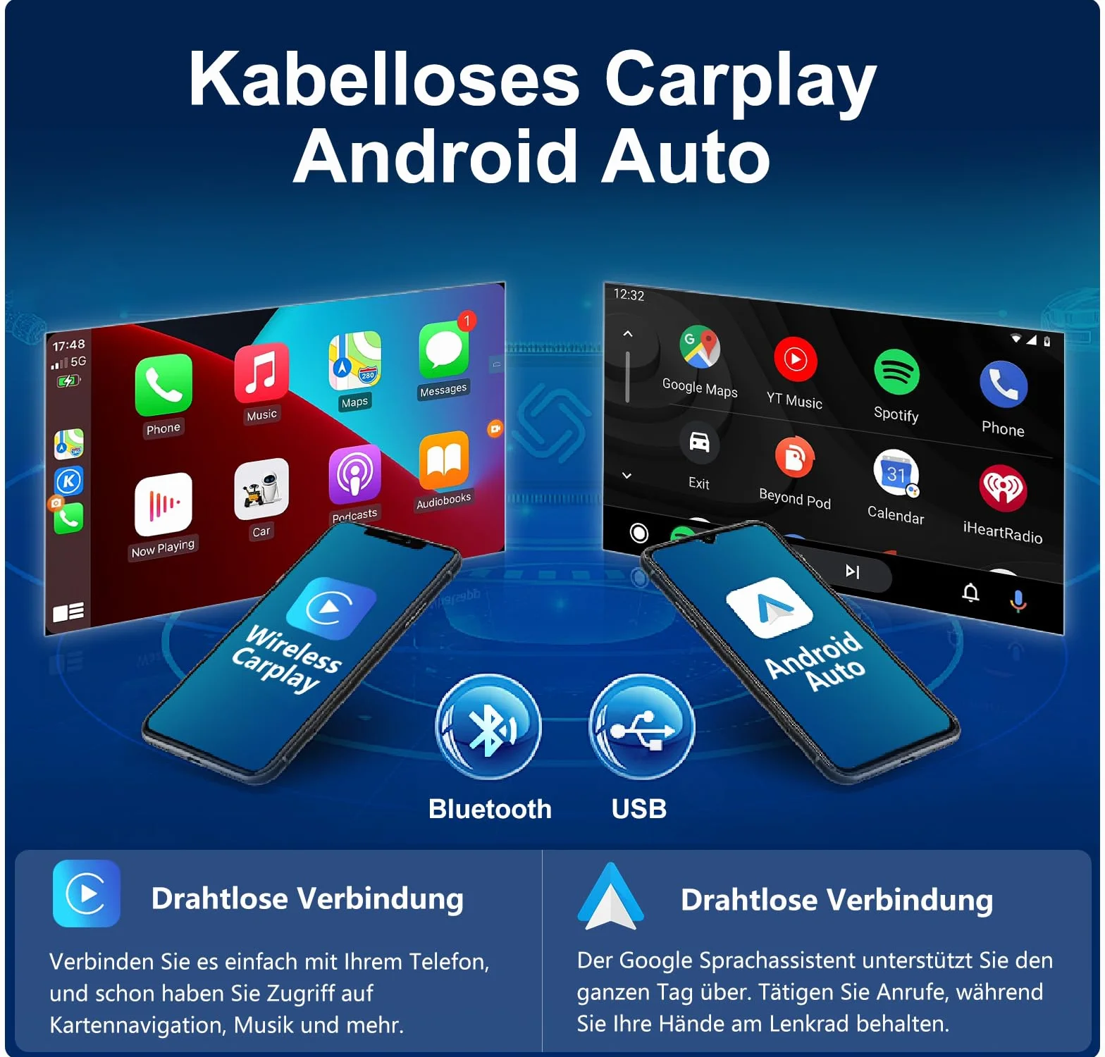 25.4 cm IPS 6G+128G Double Din Android 14 do Nissan X-Trail/T32/Qashqai/J11/T31/J10 2013-2017 Radioodtwarzacz GPS Navi SWC USB DAB FM AM WiFi Carplay DSP
