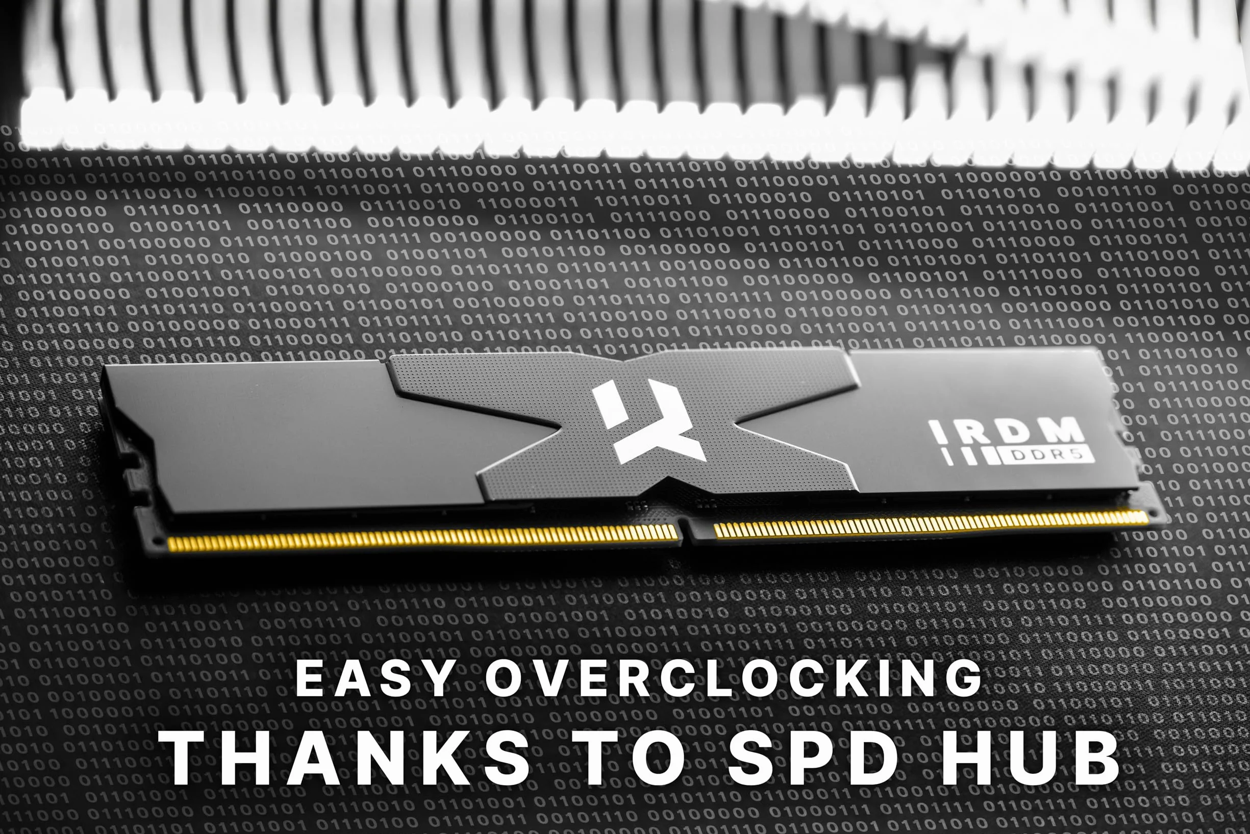 Goodram - Moduł pamięci DDR5 IRDM 2 x 16 GB KIT 6000MHz CL30 SR DIMM Black V Silver - wewnętrzny - DRAM - do komputera - komputera stacjonarnego - laptopa - gier - graczy - edycja grafiki -