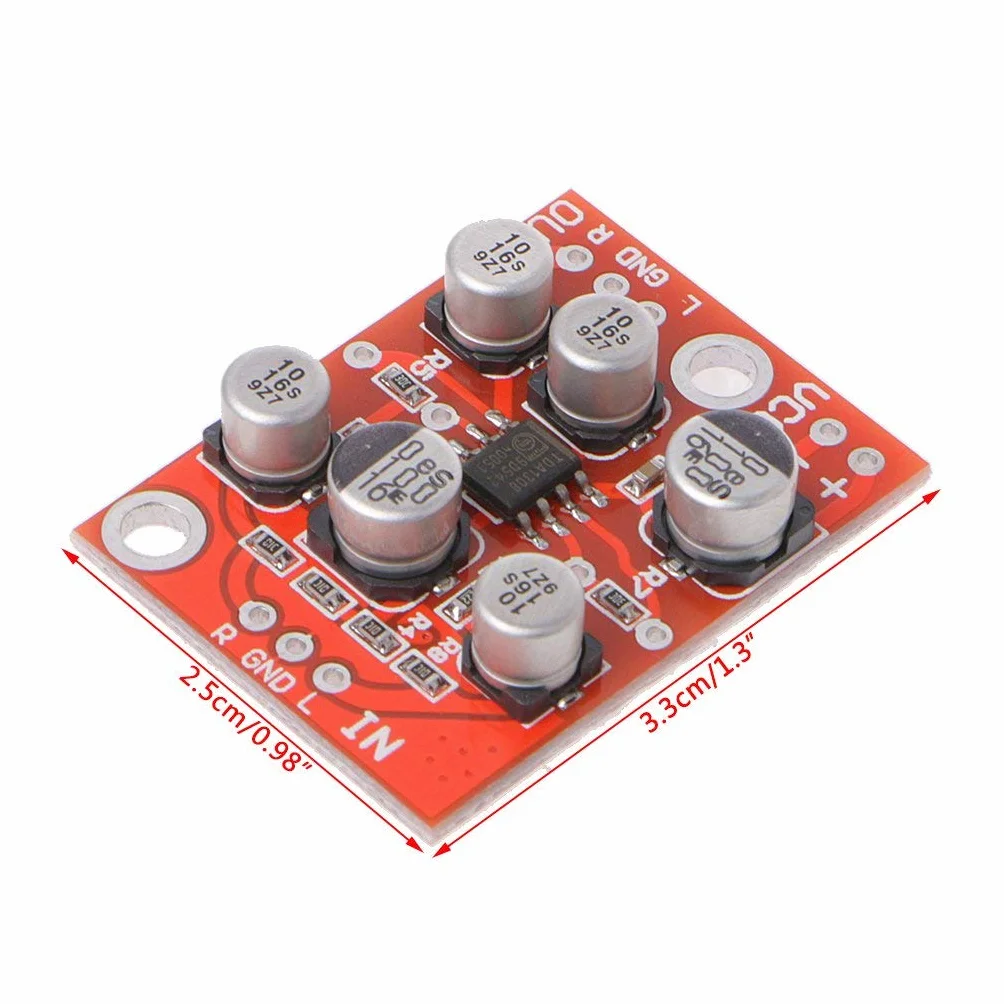 DollaTek DC 5 V-15 V 6 V 12 V AD828 OP p?yta przedwzmacniacza stereo d?wi?k modu? przedwzmacniacza