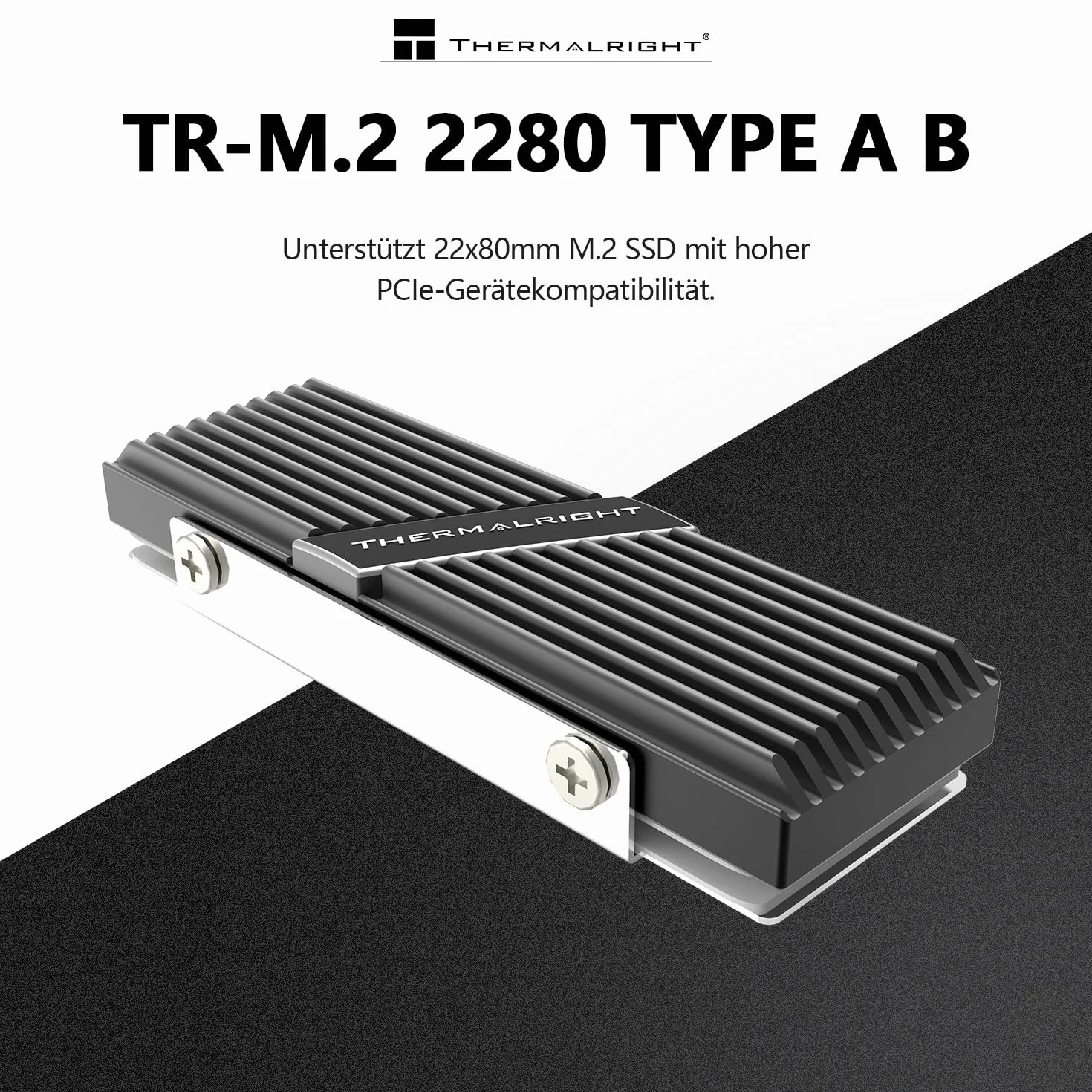 THERMALRIGHT Radiator M.2 2280 TYPE A B aluminiowy czarny do SSD