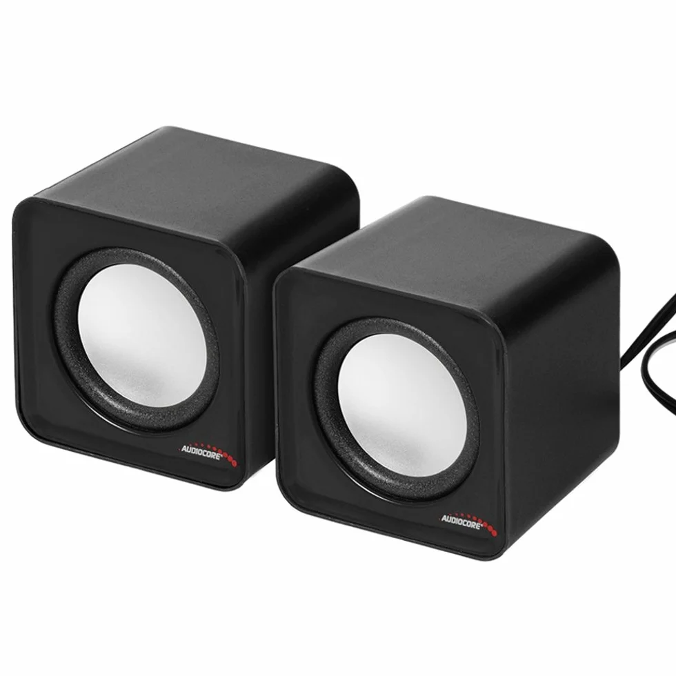 Audiocore Audiocore AC870 Głośniki Komputerowe, 6 W, Czarny/Biały