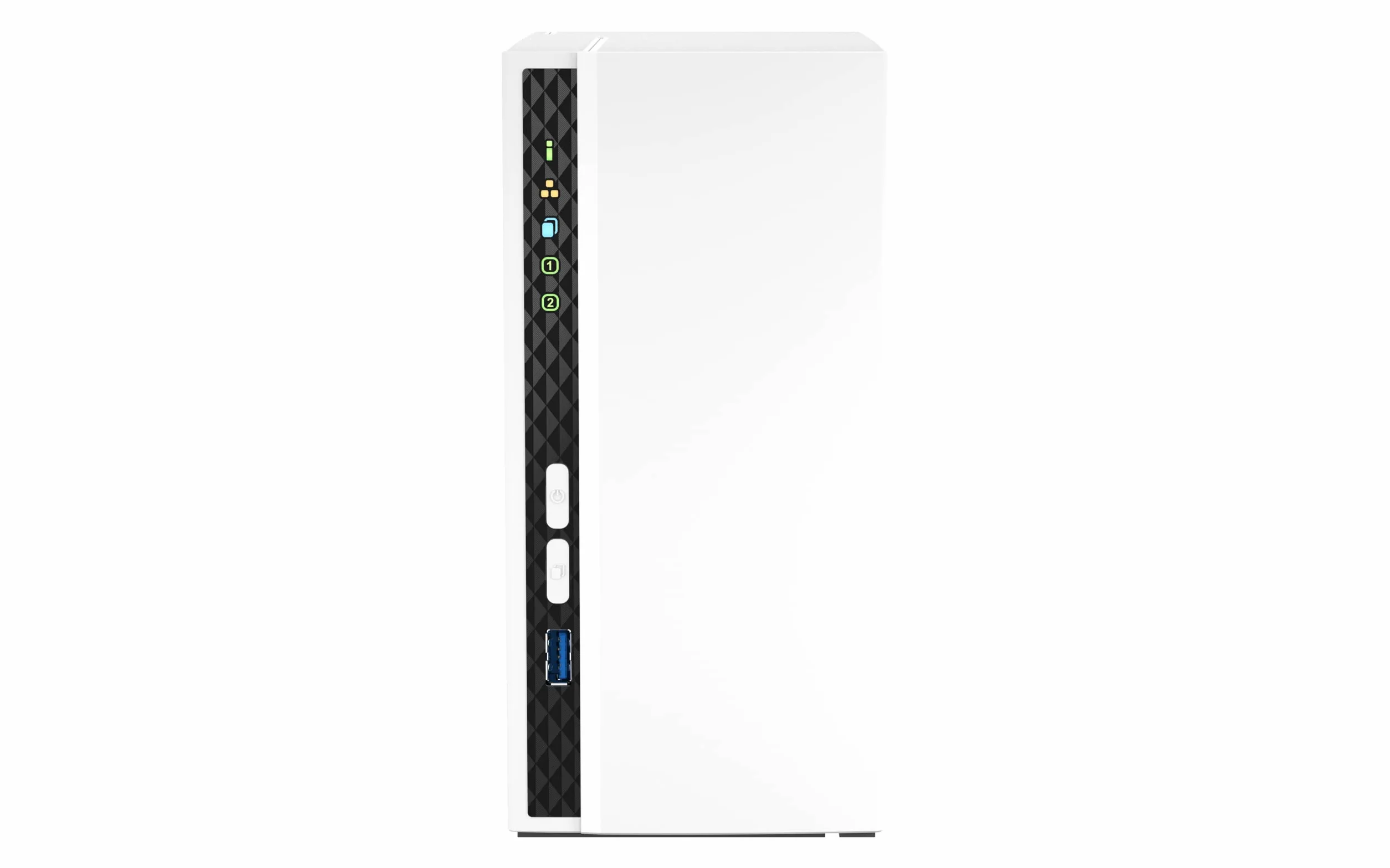 QNAP TS-233 2-bay Desktop NAS Enclosure Quad core processor,White, 2GB RAM - 2.0GHz