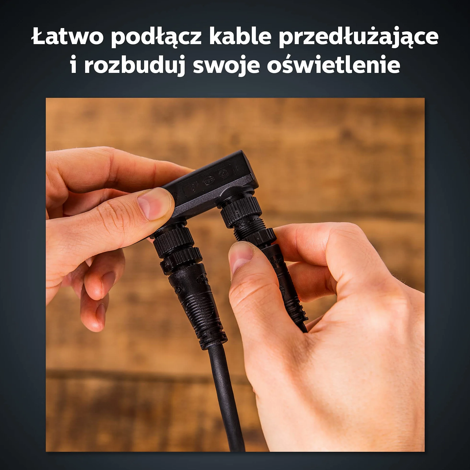 Philips Hue Zasilacz zewnętrzny niskonapięciowy 100 W, czarny