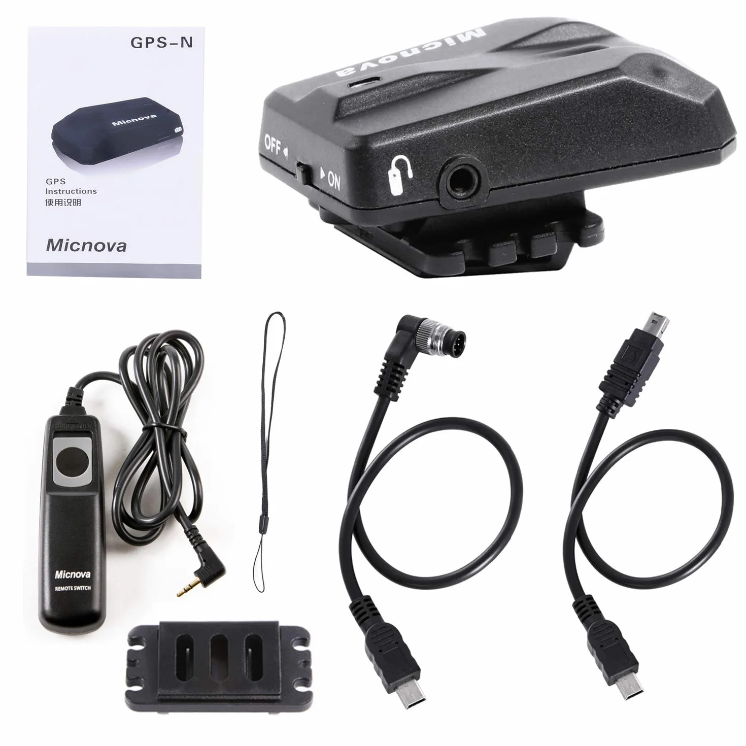 Micnova GPS-N Plus Odbiornik GPS Nawigacja Geotagowanie do Nikon D800 D3200 D3300 D90 D7100 D5200 D4 D600 D5100 D7000 D300 D300S