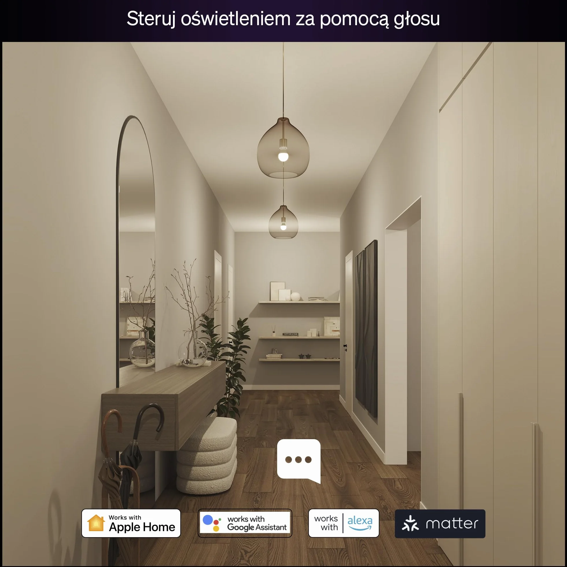 Inteligentna Żarówka Philips Hue LED Essential Smart A60, White & Colour Ambiance, E27, 8 W, 2200K–6500K, 806 lumenów, przyciemnianie, Żarówka LED działa z Alexą, Asystentem Google i Apple Home, 1 szt