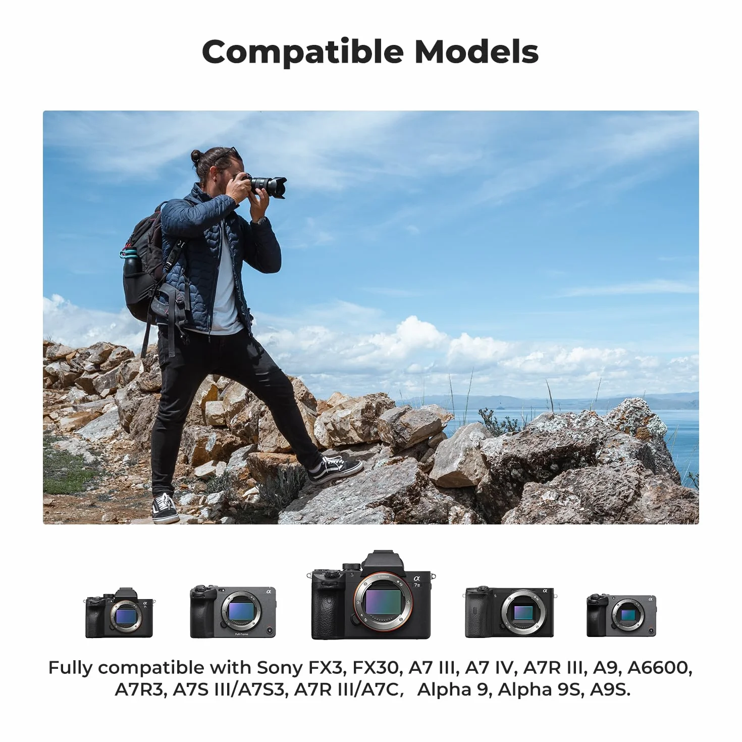 K&F Concept Ładowarka NP-FZ100 Dual Slot LED, Micro USB Type-C do Sony A7 III A7R III A9